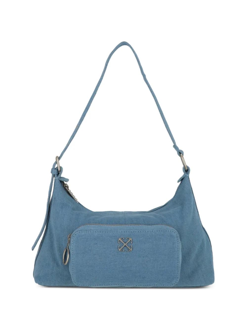 Off-White c/o Virgil Abloh Arrows Denim Shoulder Bag in Blue | Lyst