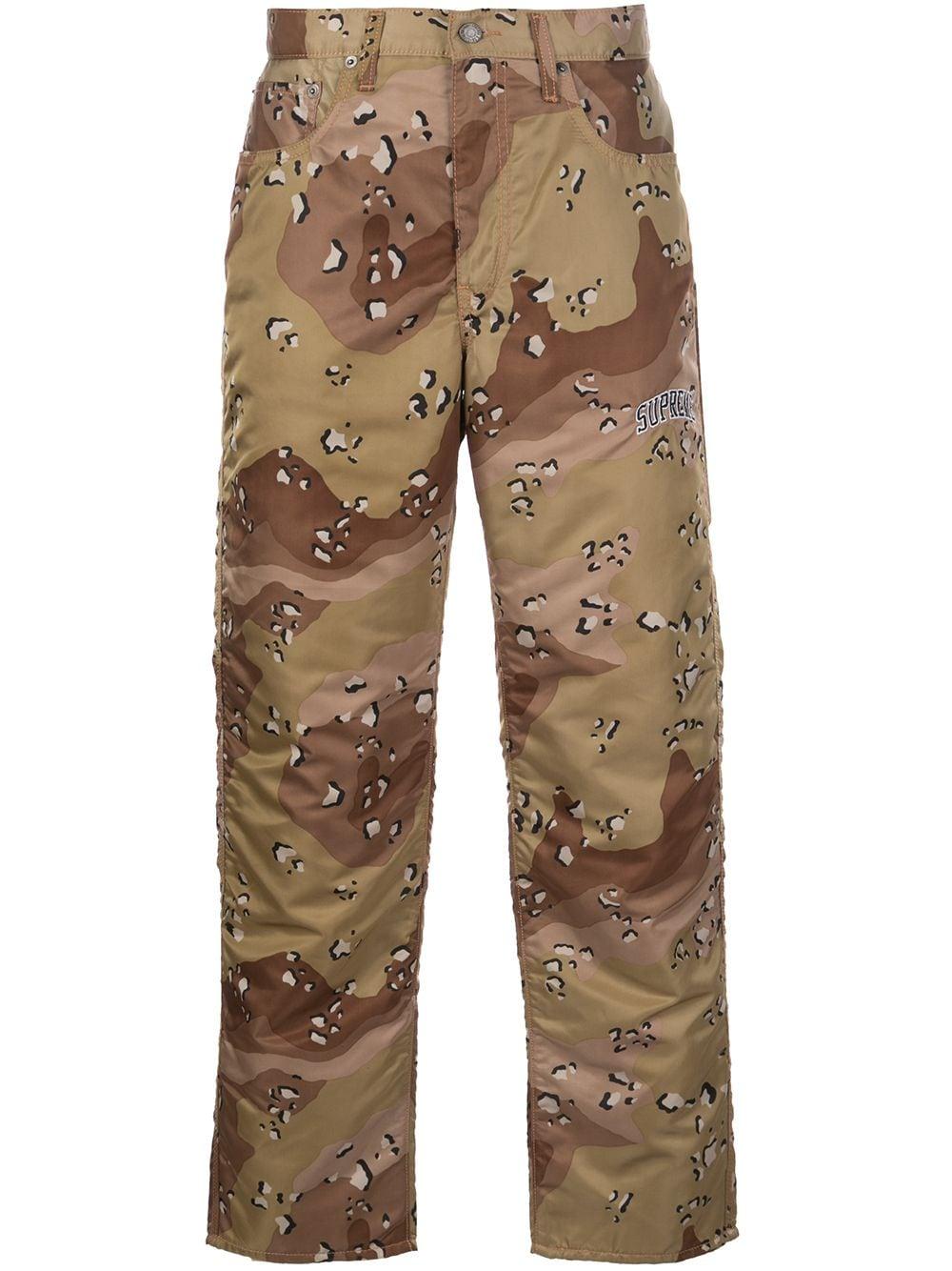 Supreme X Levis Camouflage Trousers in Green for Men | Lyst