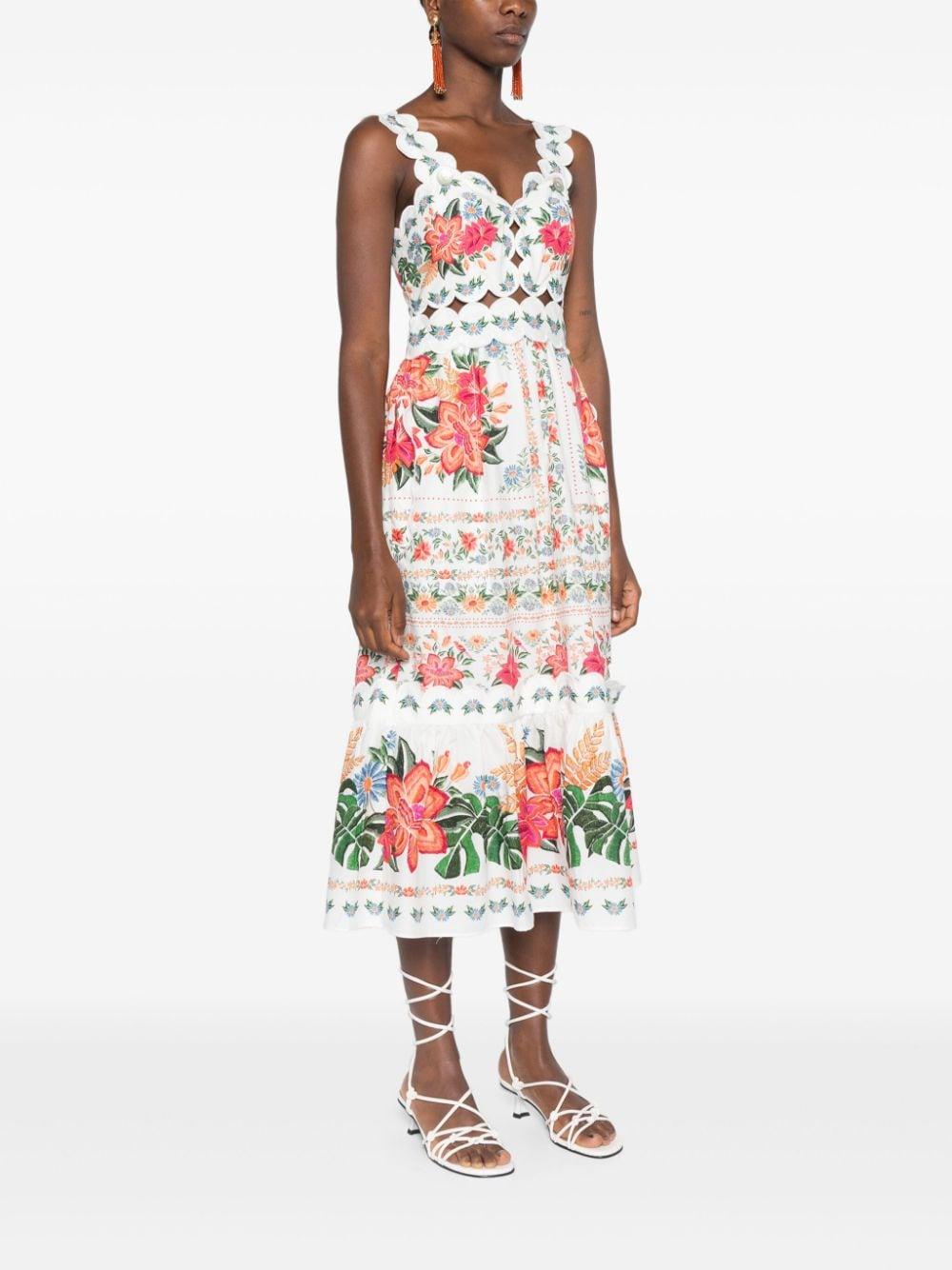 chinese dress ladies Farm Rio Floral Off The Shoulder Long Sleeve Maxi Dress in Black at Nordstrom, Size Medium