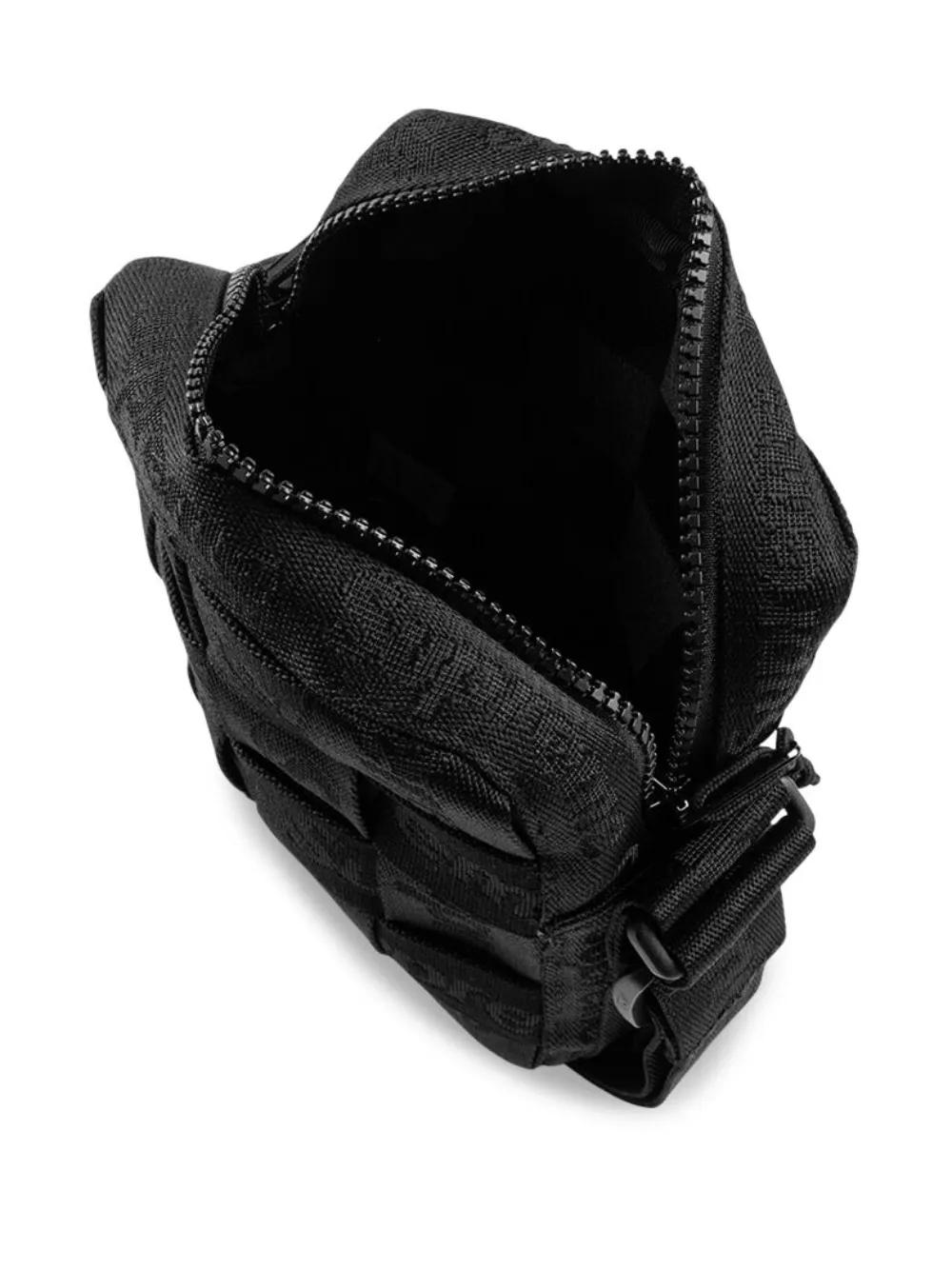 Supreme Interwoven Jacquard Logo Messenger Bag in Black for