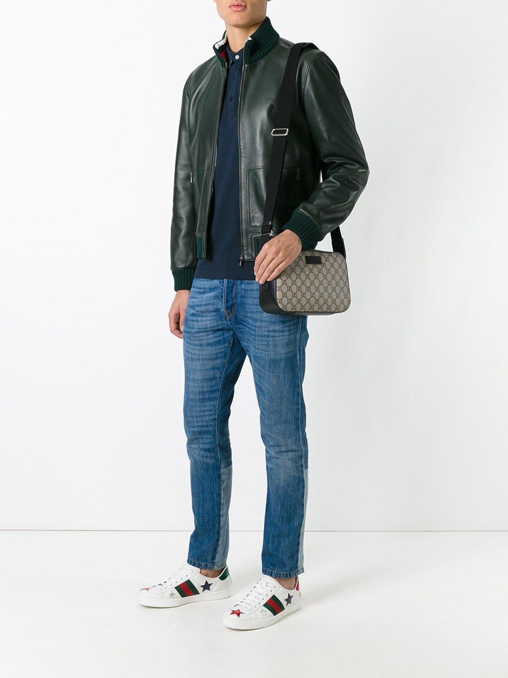 Lyst - Gucci Gg Supreme Shoulder Bag in Brown for Men