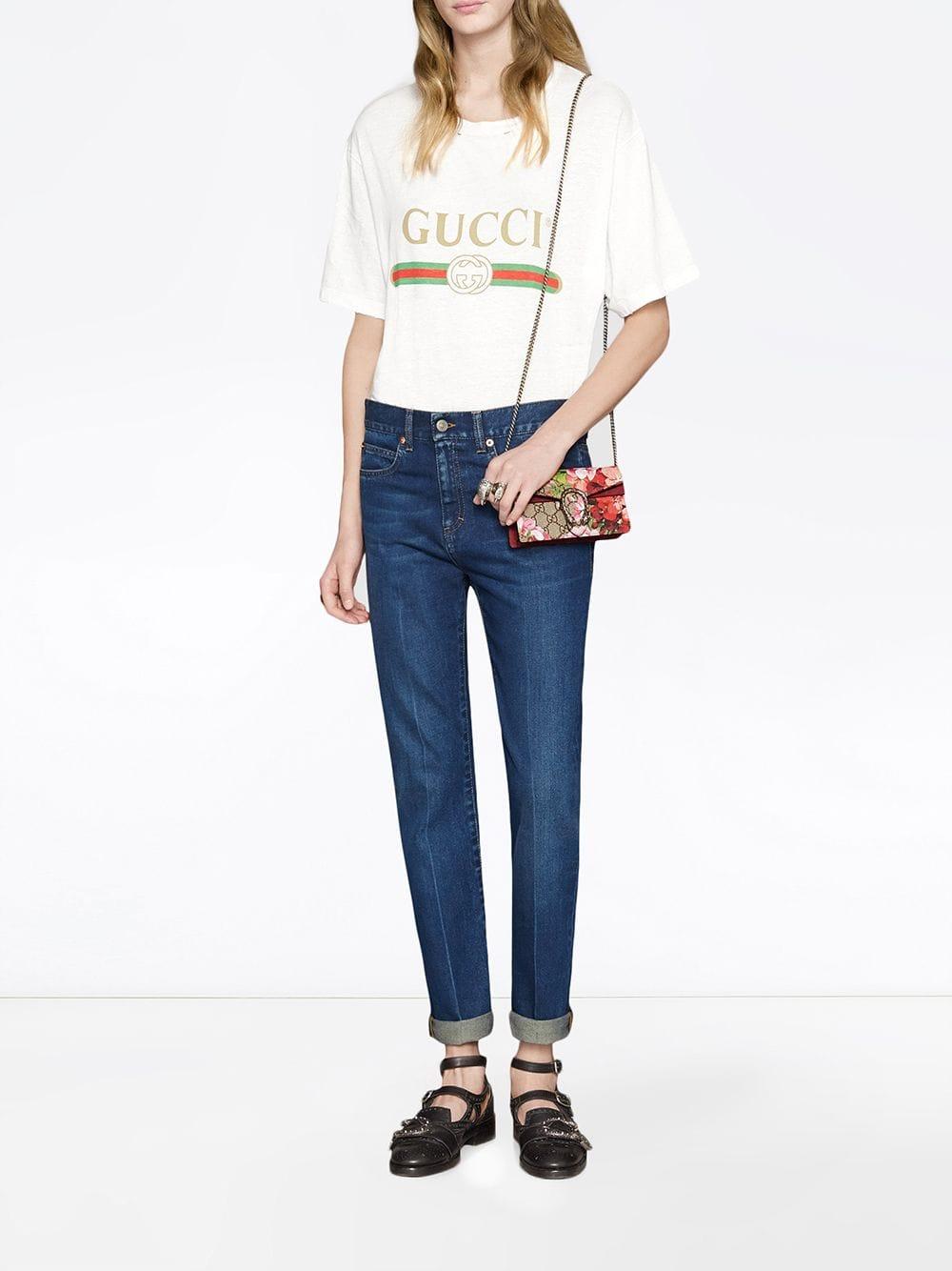 Gucci Dionysus GG Blooms Super Mini Bag | Lyst