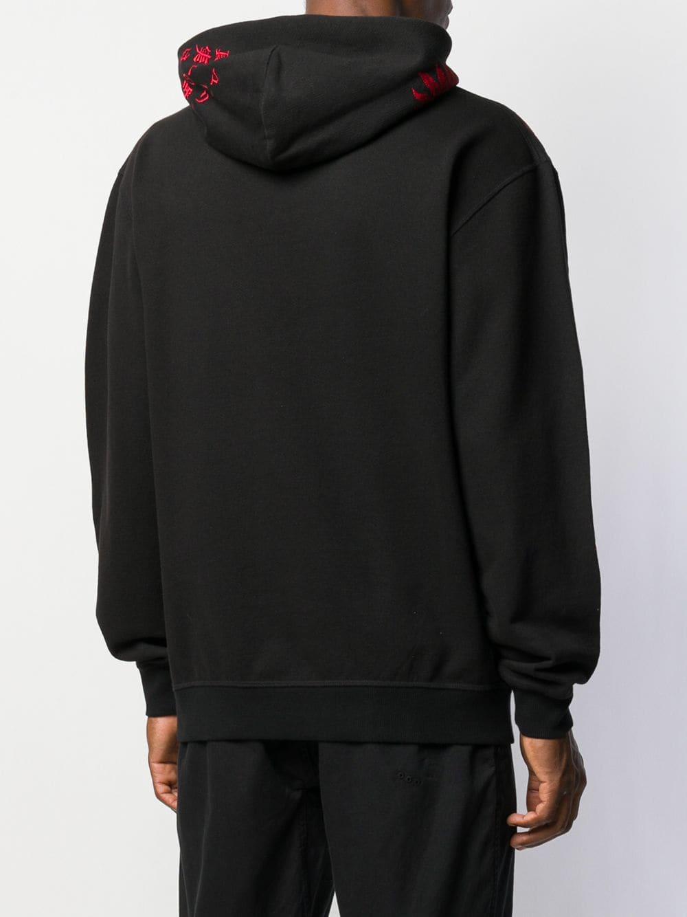 Maharishi Cotton Embroidered Dragon Hoodie in Black for Men - Lyst