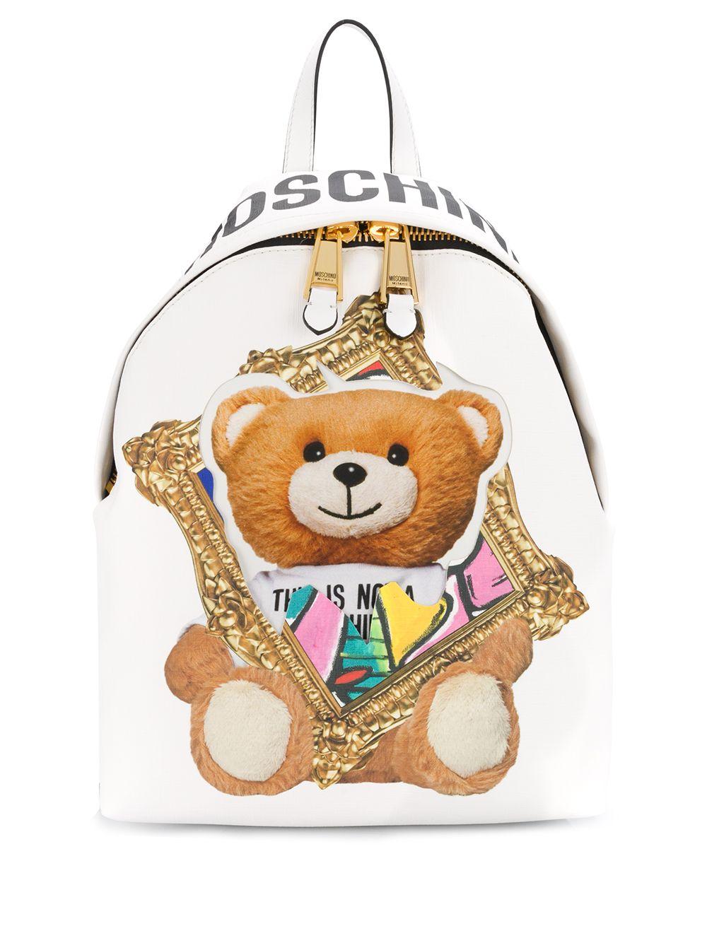 moschino backpack bear