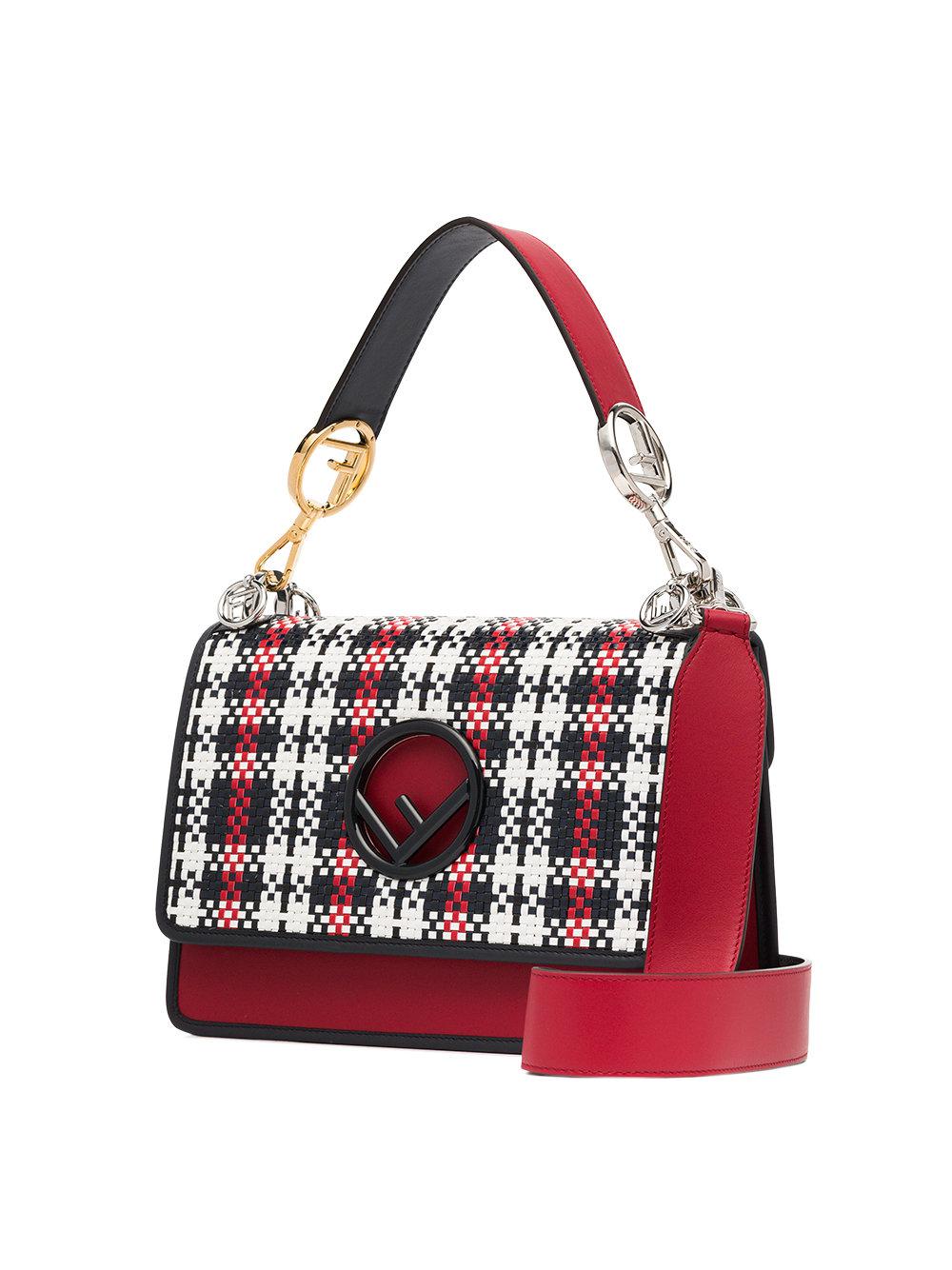red and black fendi bag