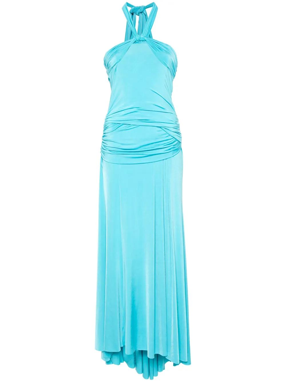 green knit dresses Isabella Kelly Green Knit Midi Dress main image 0