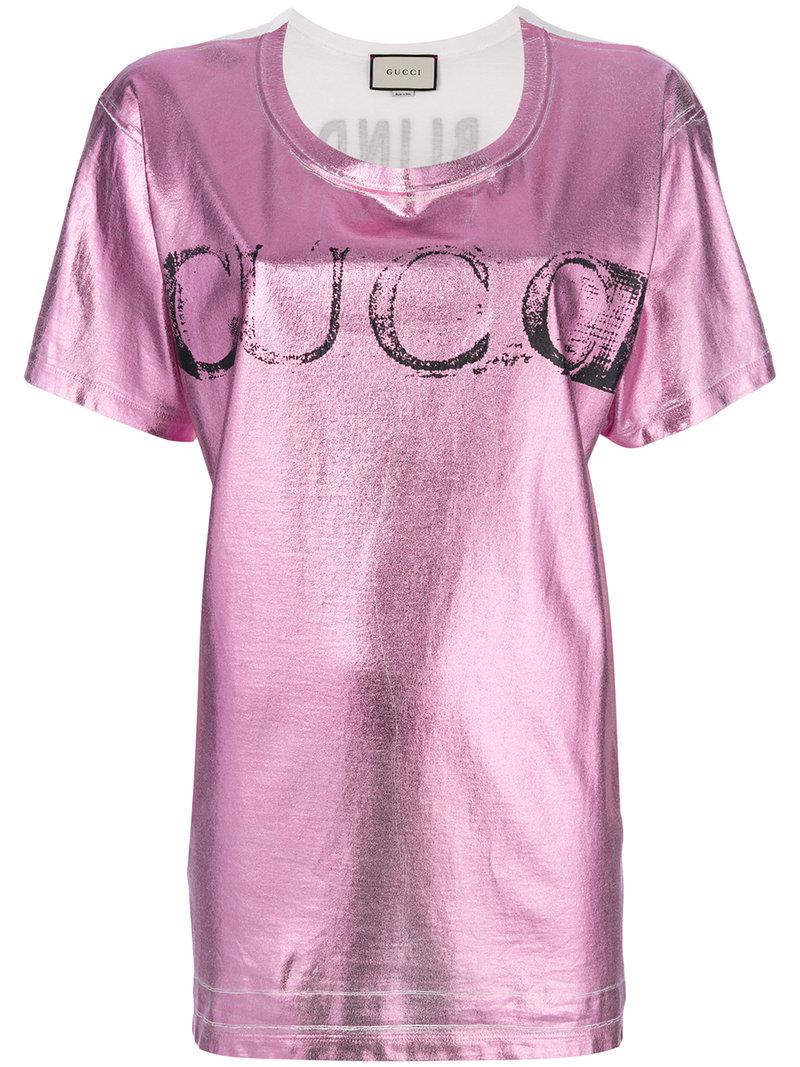 gucci pink tshirt