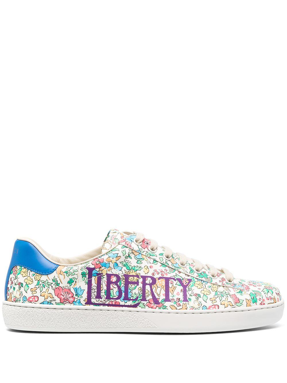 Gucci Leder X Liberty Sneakers mit Blumen-Print für Herren - Lyst