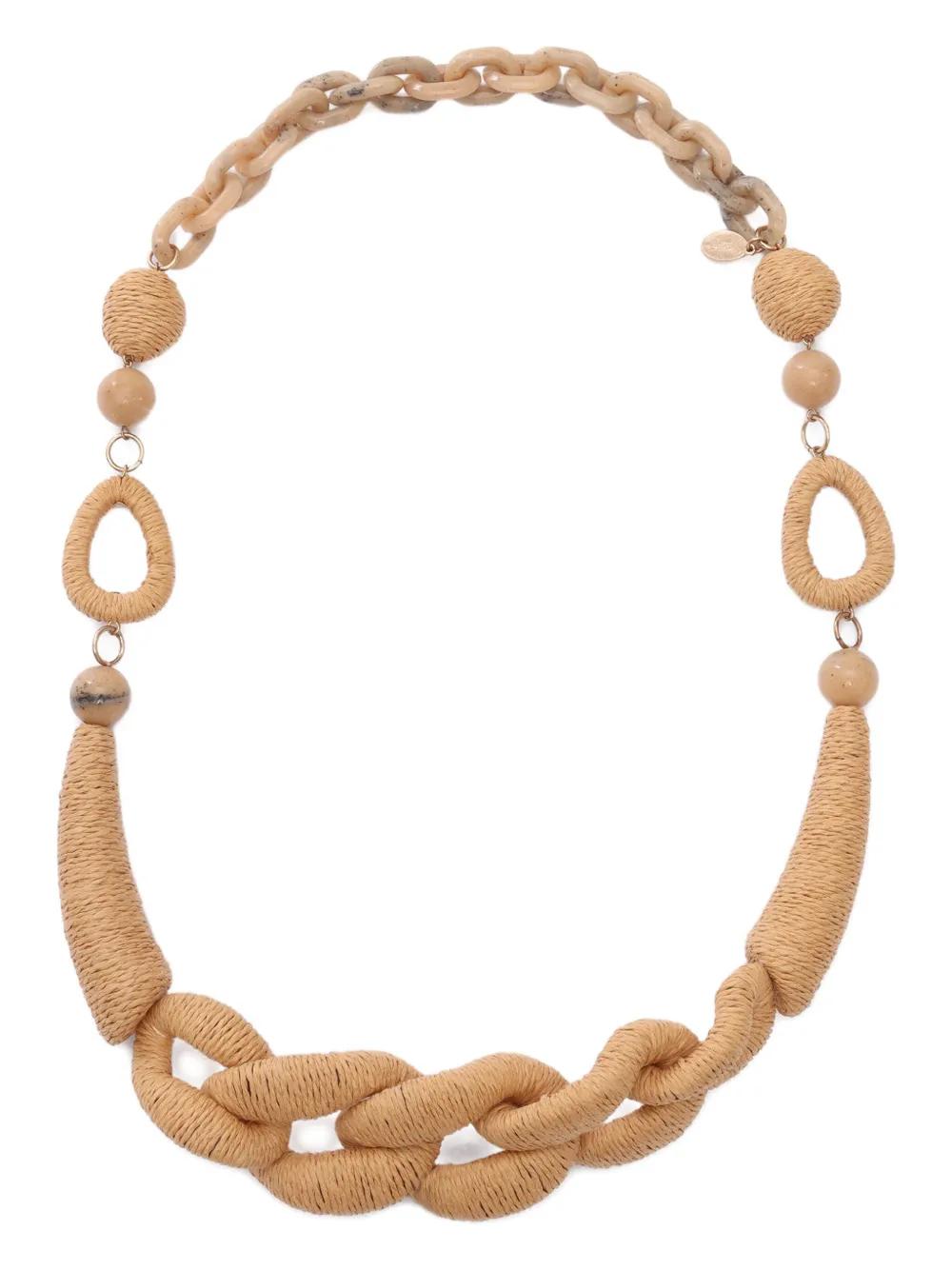 ネックレス・ペンダント Weekend Max Mara Ulivo Tree Necklace With Ca Weekend Max Mara Ulivo Tree Necklace With Cascading Beads