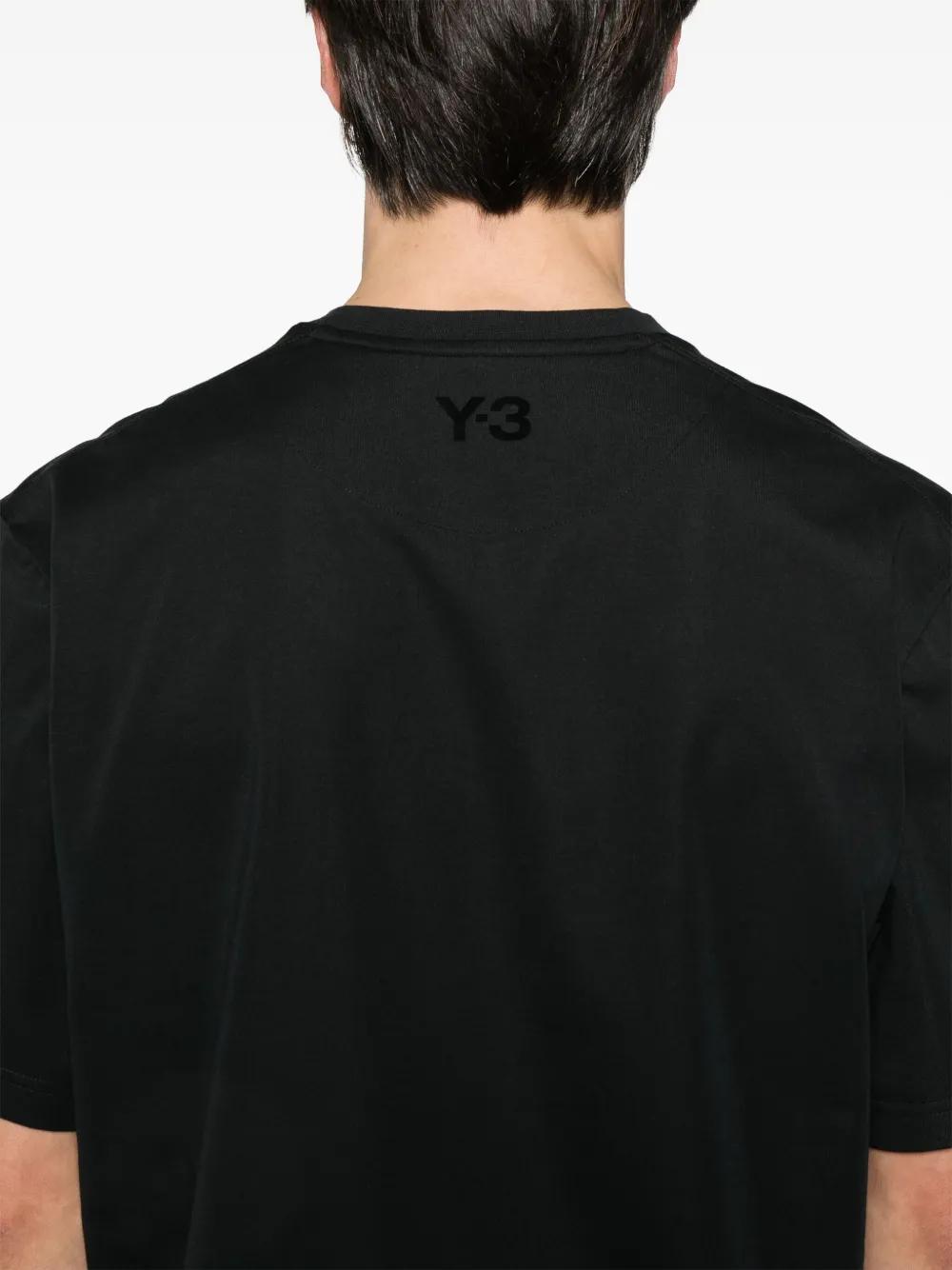 Y-3 Short-Sleeve T-Shirt in Black | Lyst