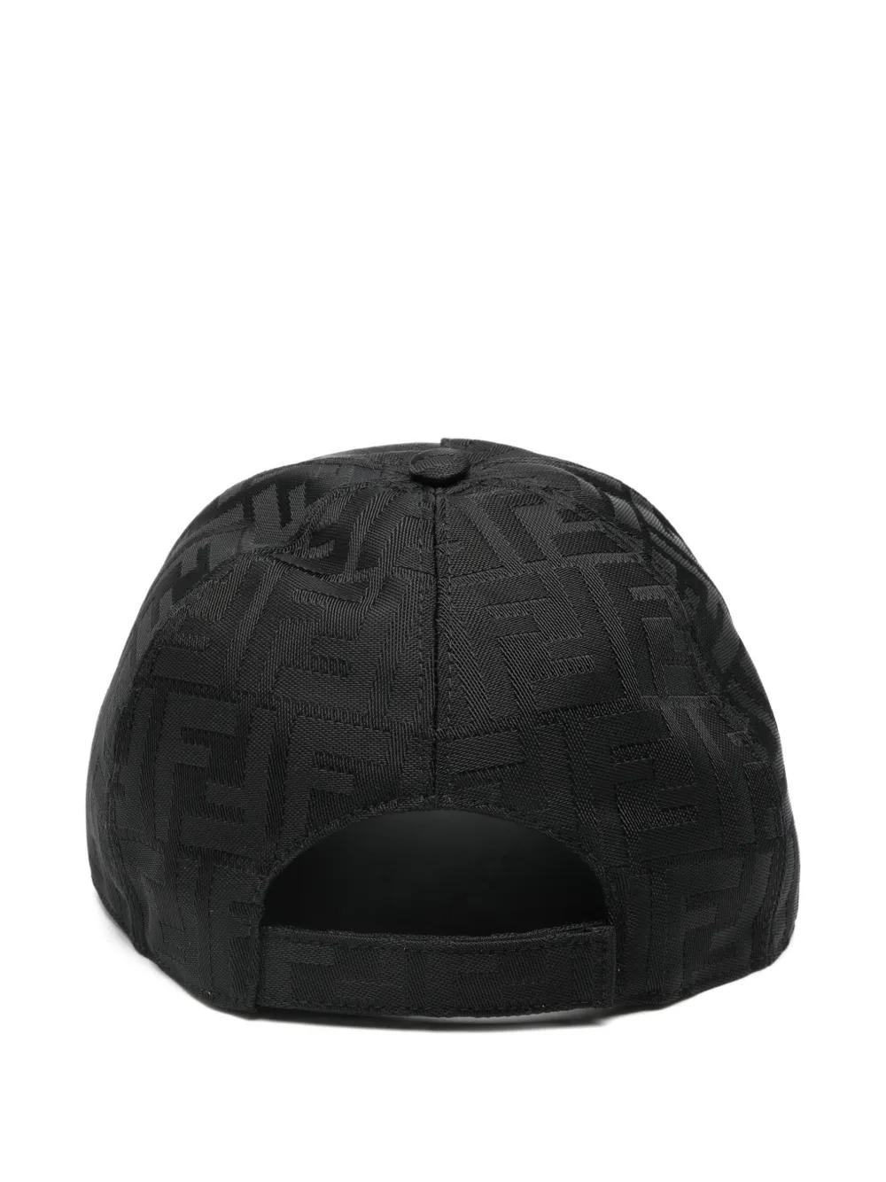 Fendi Baseball Nylon Ff Jacquard Cap in Black for Men | Lyst