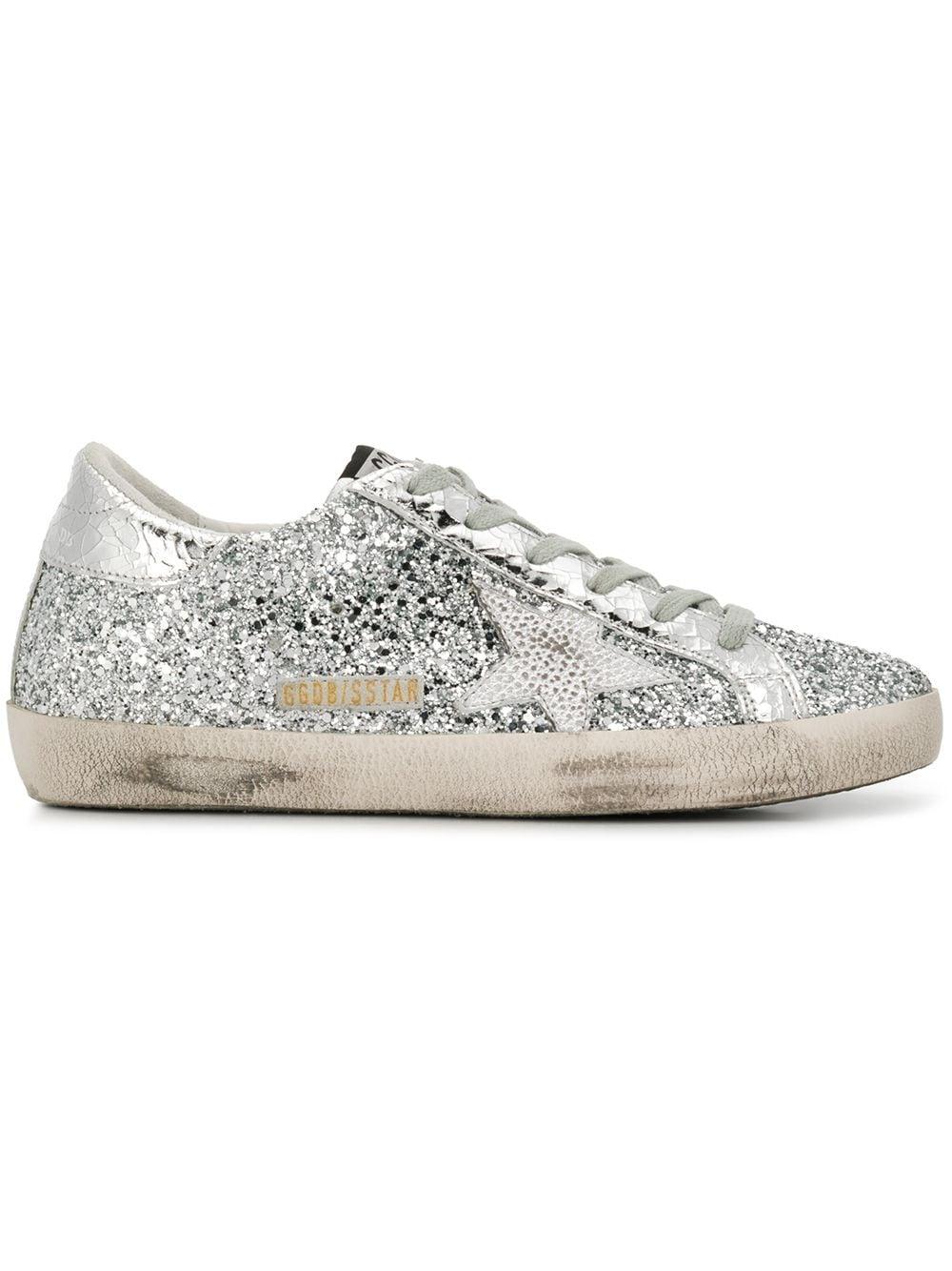 Baskets Superstar à paillettes Golden Goose en coloris Métallisé | Lyst