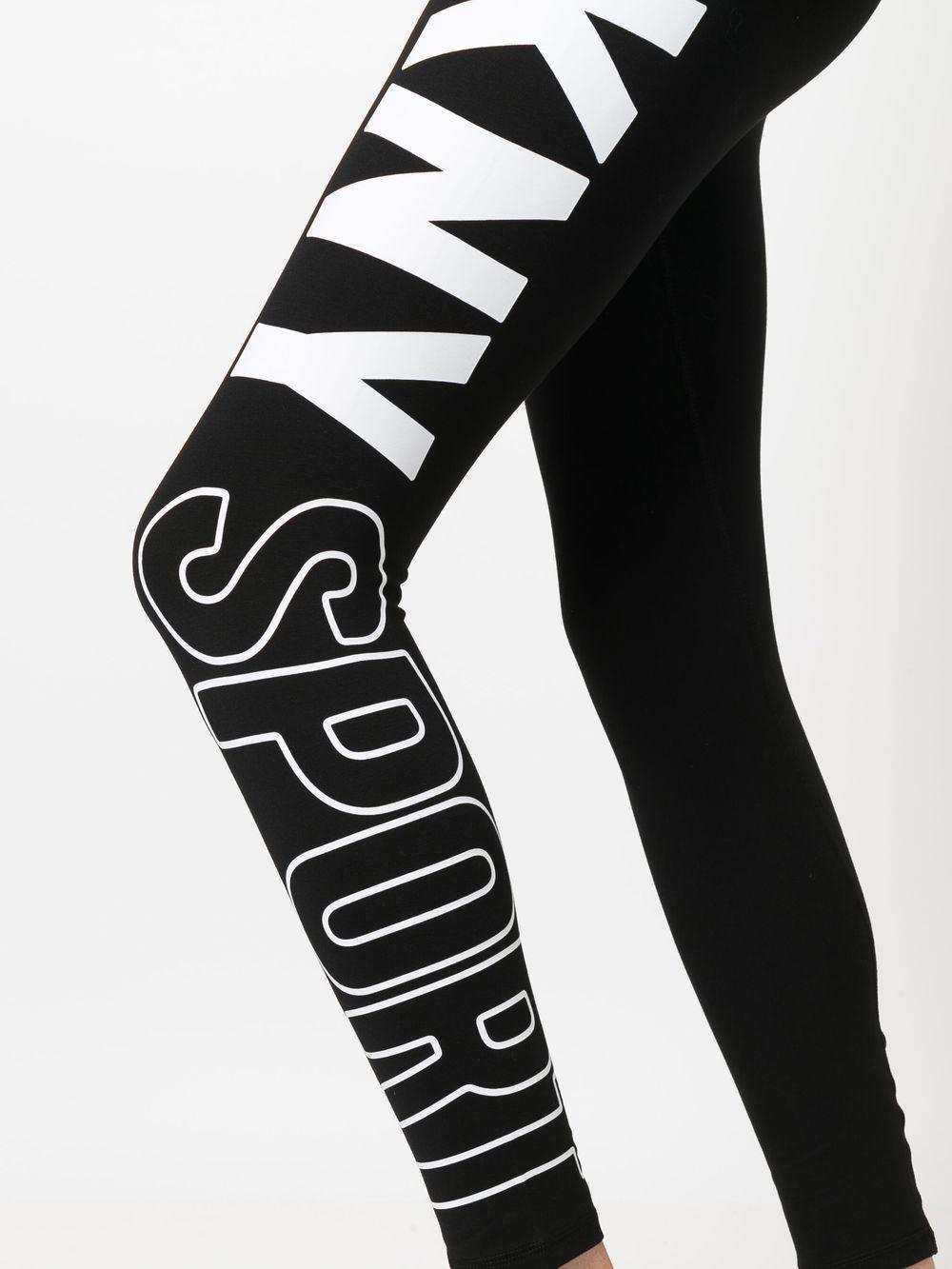 DKNY Logo-print Ankle-length leggings 