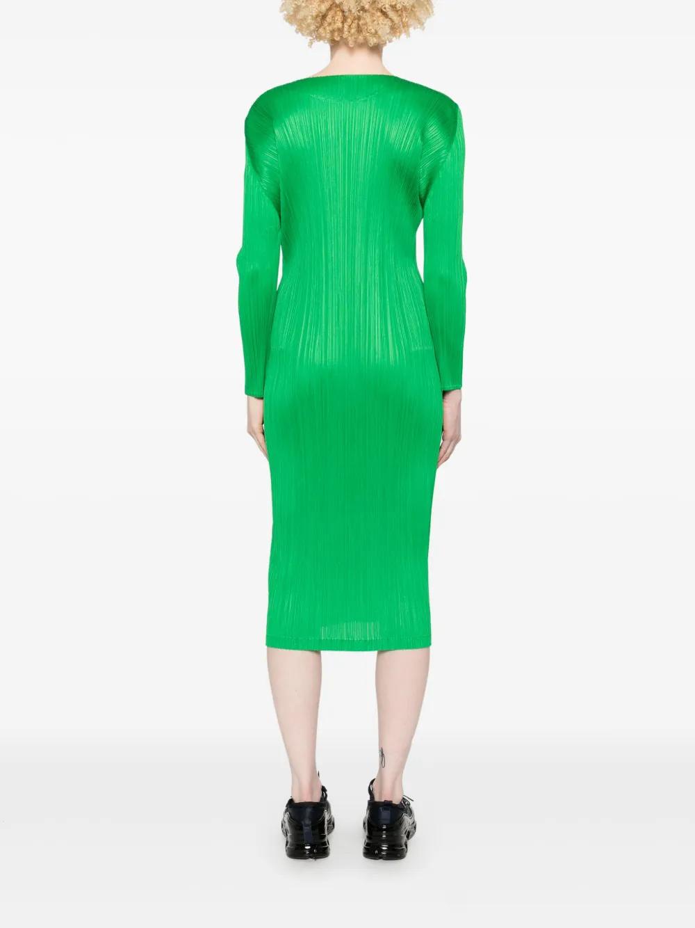 Green Abiti Issey Miyake Abiti Issey Miyake In Cotone Verde Taglia