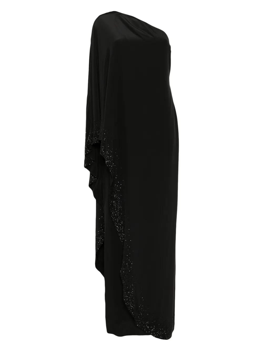 tom ford embroidered dress Tom Ford Black Crocodile Embroidered Halterneck Gown Dress Spring Summ –  PauméLosAngeles main image 0