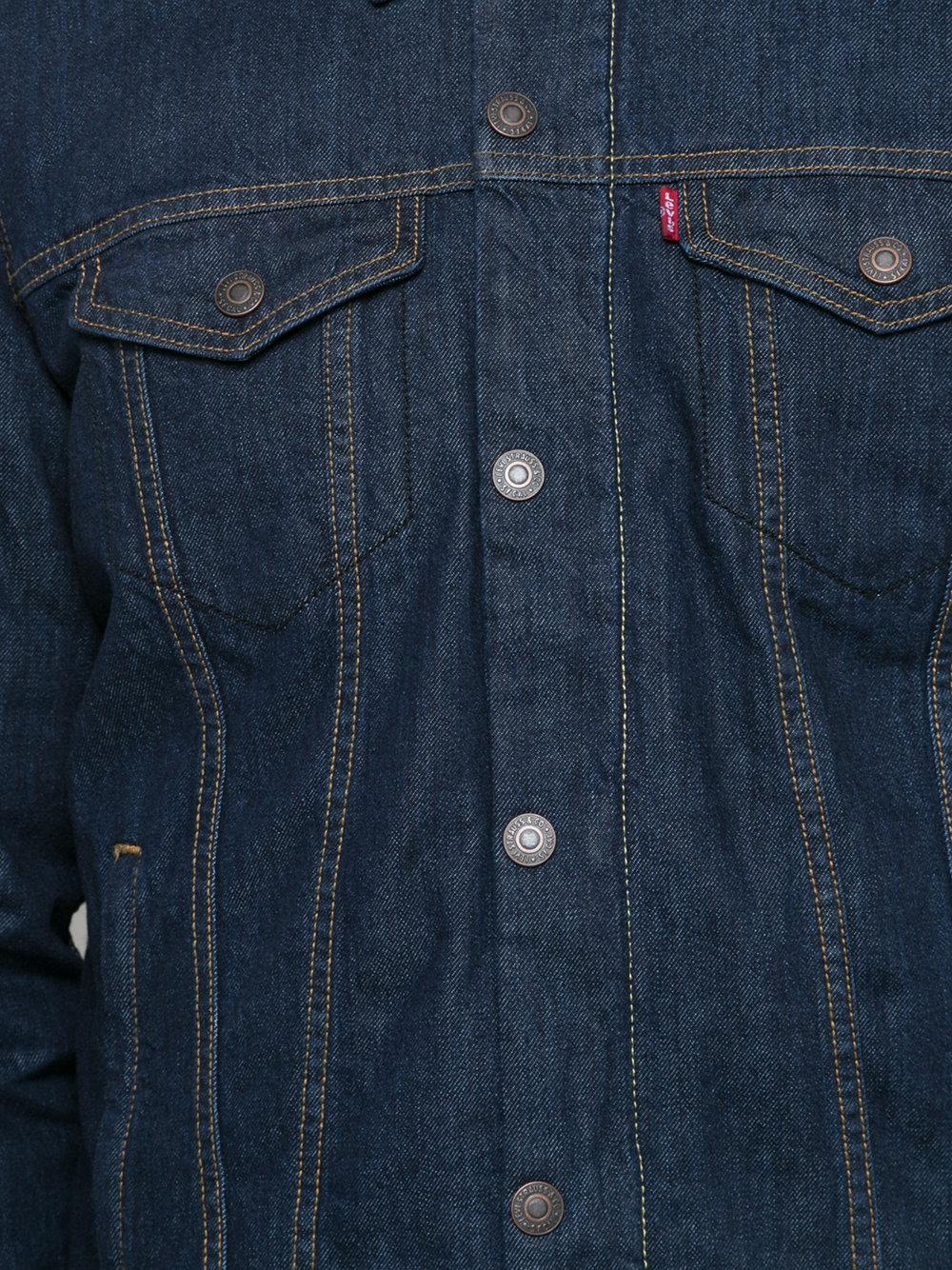 Levi's Padded Denim Jacket in Blue for 