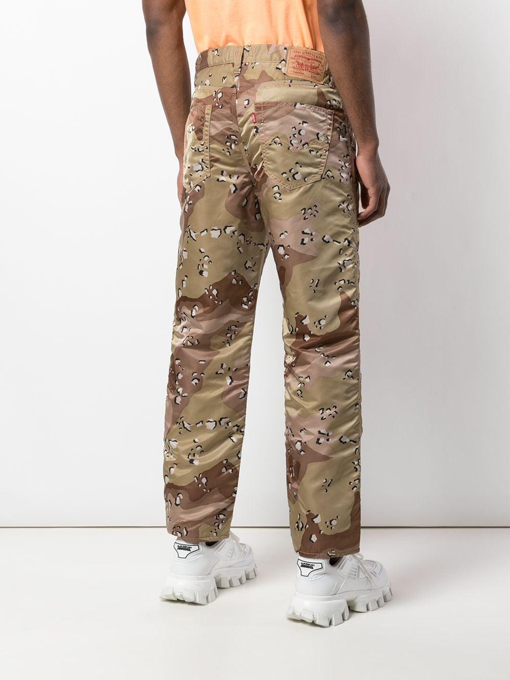 Supreme X Levis Camouflage Trousers In