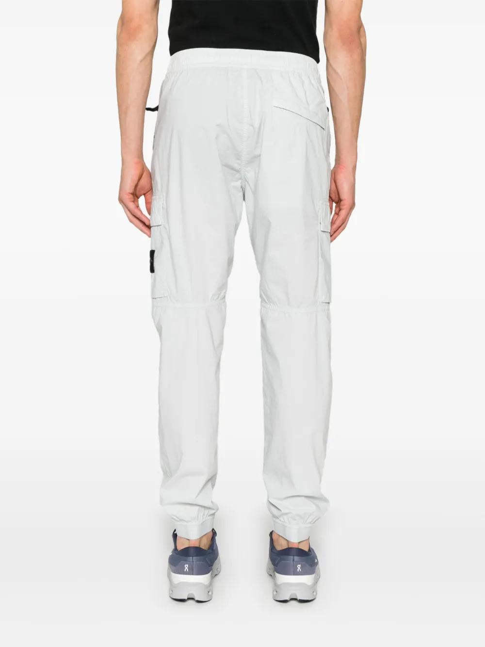 Stone Island Tapered-Leg Cargo Pants in White for Men Lyst UK