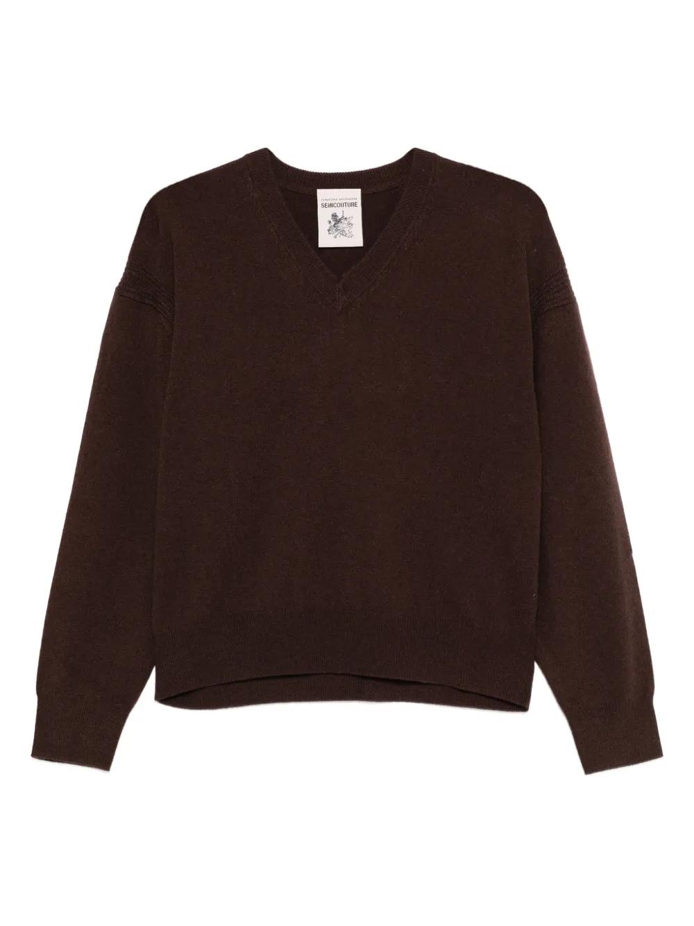 SEMICOUTURE セミクチュール ニット&セーター アウター レディース Sweaters Yellow 未使用・新品公式正規取扱いSEMICOUTURE(セミクチュール) オフ