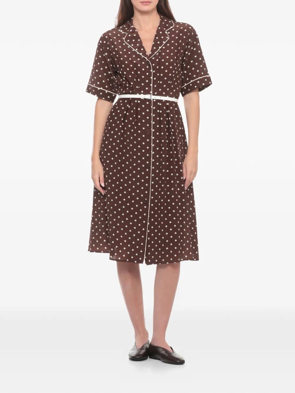 Designer Brown Polka Dot Dresses for Women - Up to 67% off | Lyst