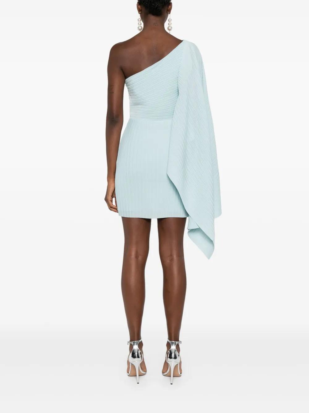 Solace London Layne Mini Dress in Blue | Lyst
