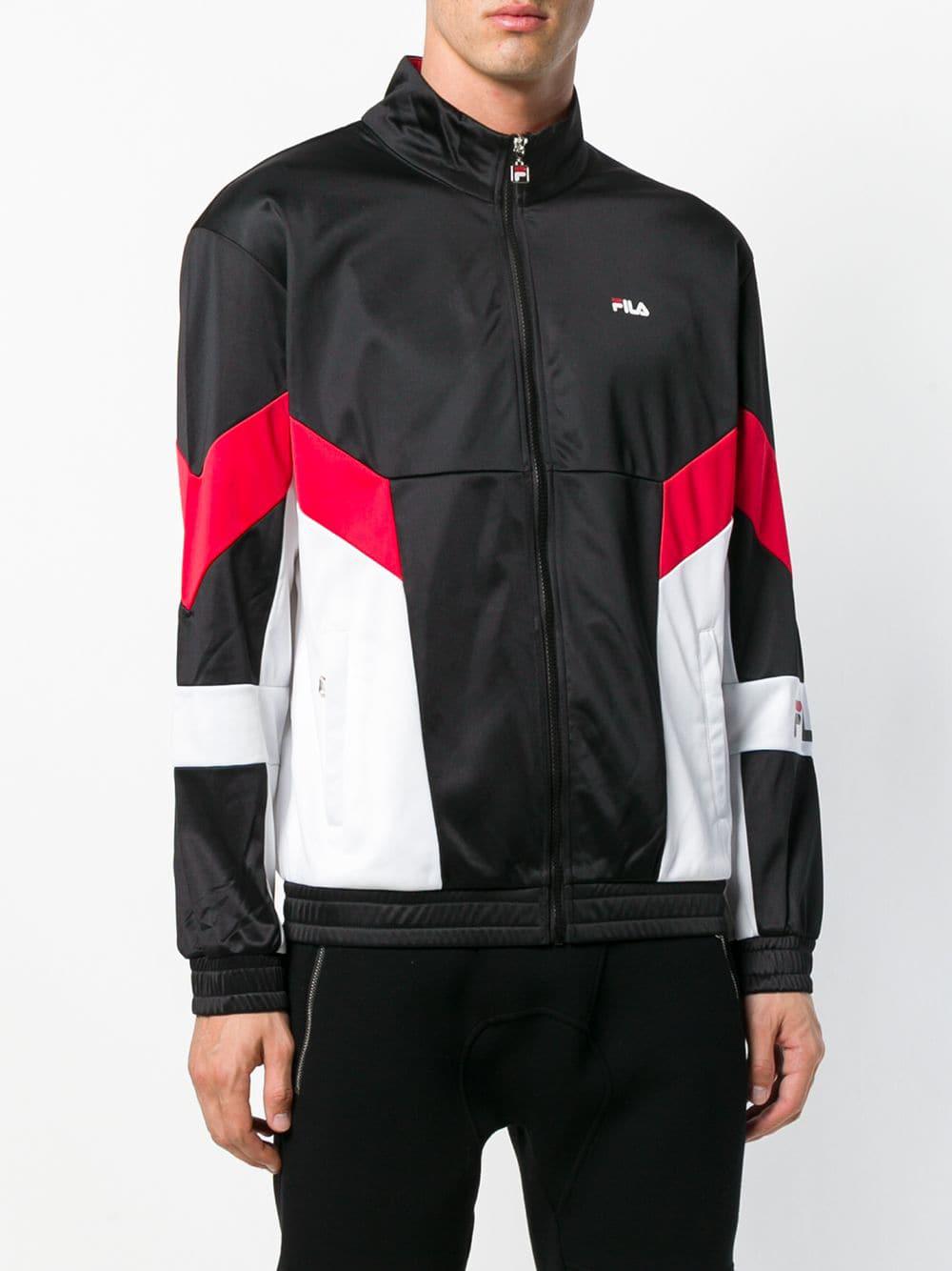 Fila Talbot Zip-up Acetate Track Jacket in Black for Men - Save 13% | Lyst