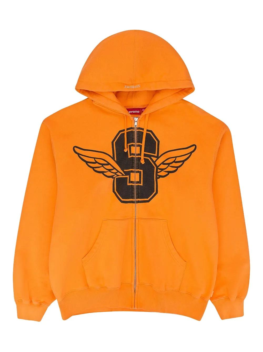 Supreme Wings Zip Up Sweatshirt XXL 黒