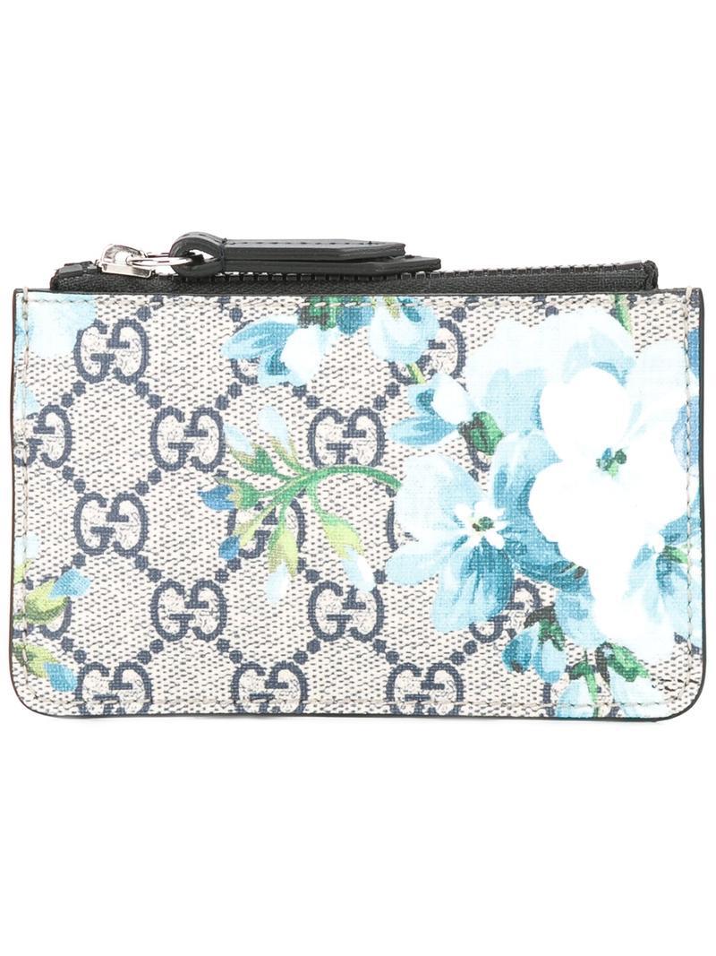 gucci blooms pouch blue