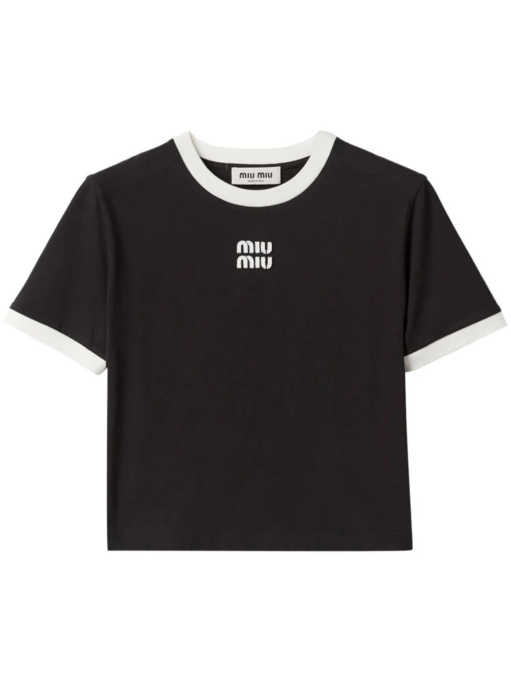 レディース Miu Miu Tシャツが¥80,300〜 | Lyst レディース Miu Miu Tシャツが¥80,300〜 | Lyst