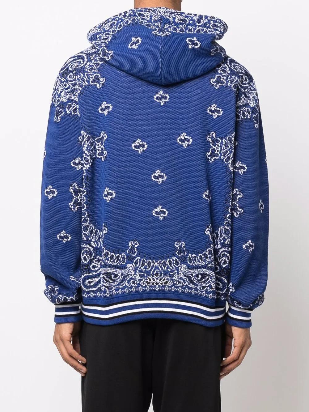 【関税込み】AMIRI ブルー Bandana B-Ball フーディ Amiri Bandana B-Ball Hoodie in Blue for Men | Lyst