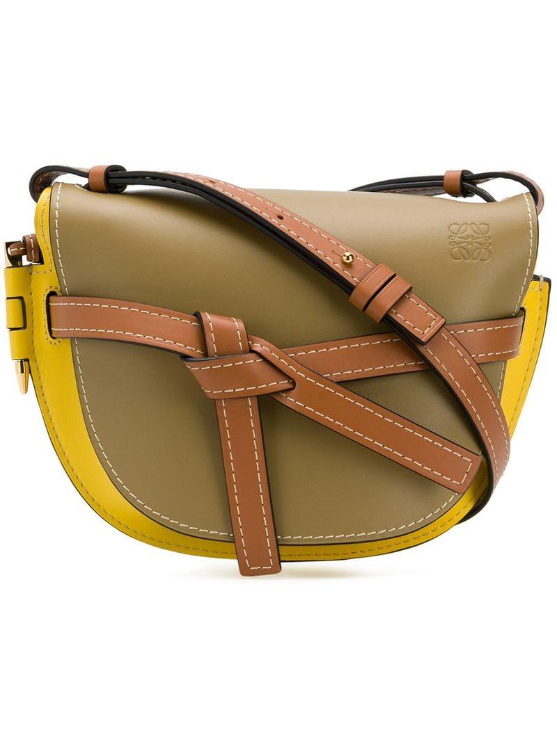 Gate pequeño Loewe de color Amarillo Lyst