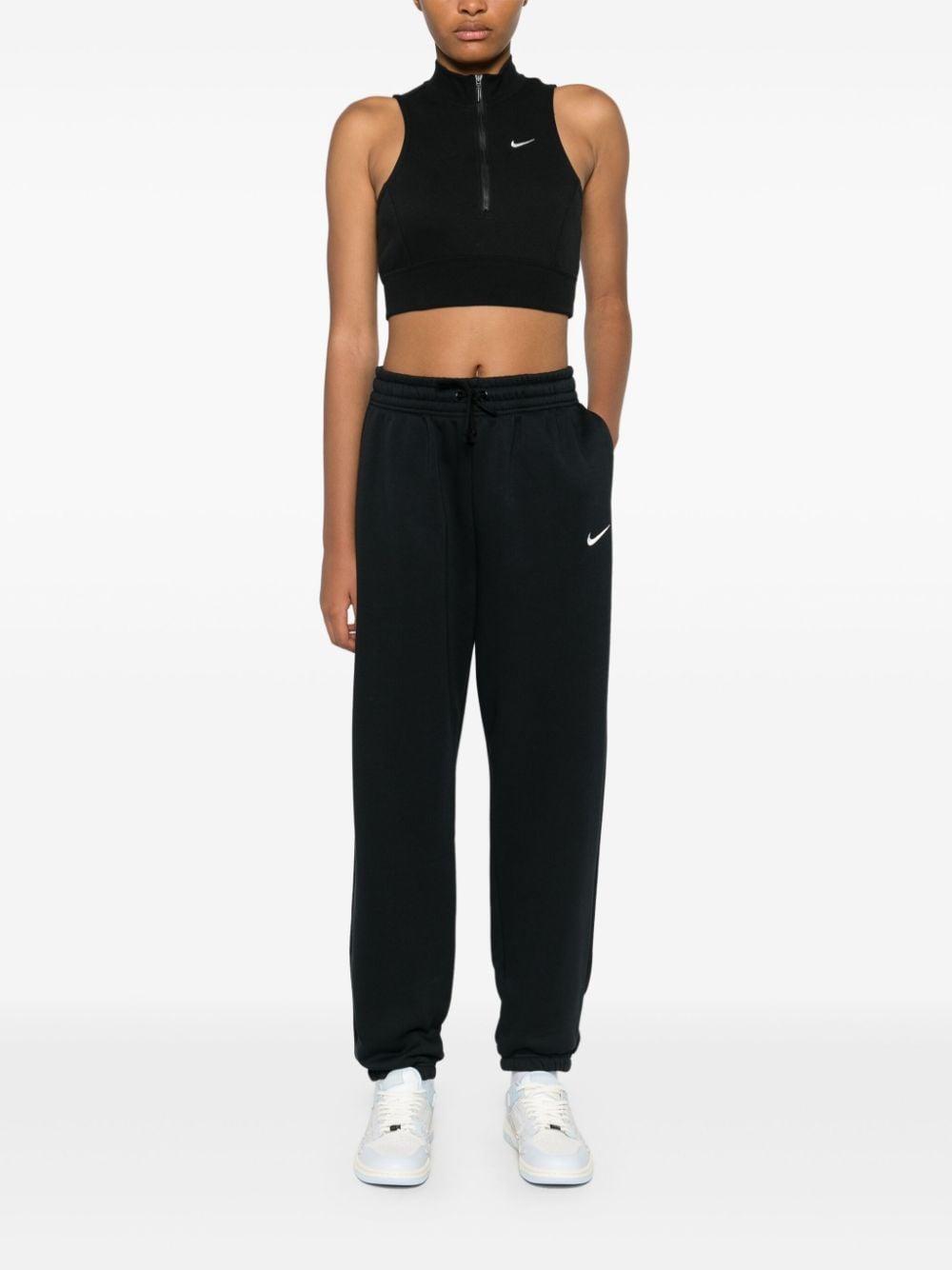 Nike half zip crop top hotsell