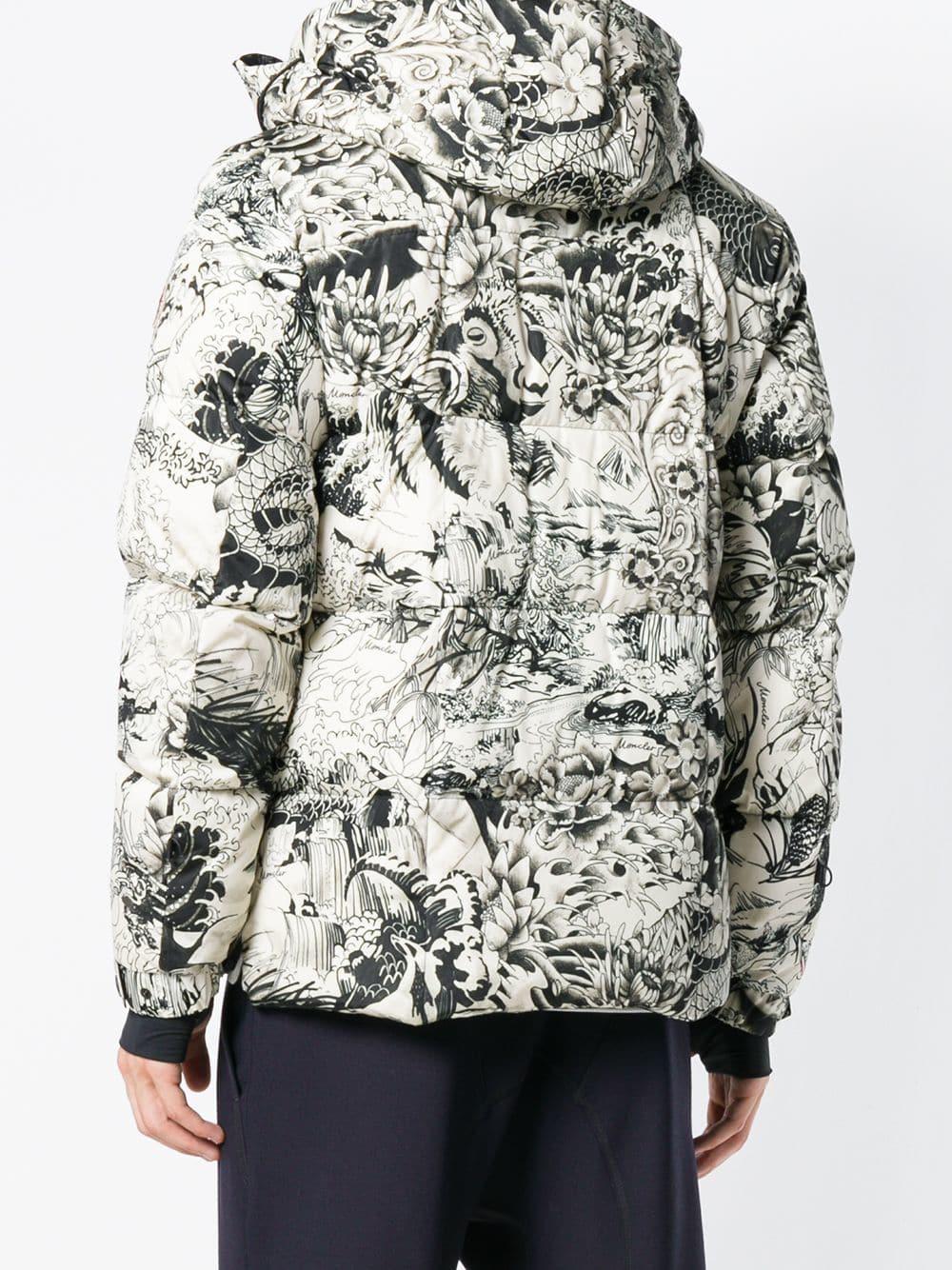 moncler printed jacket