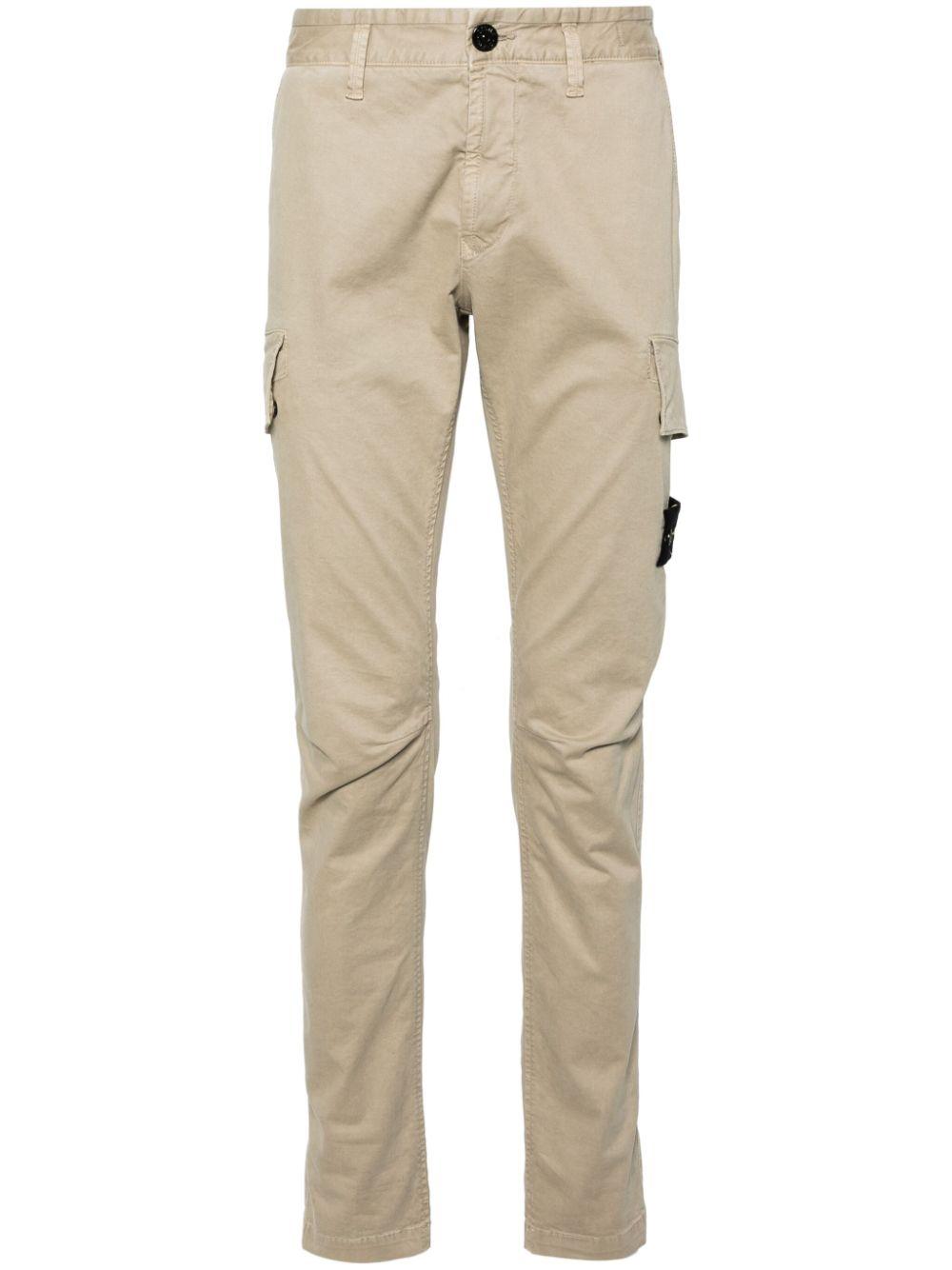 Stone Island メンズ ナチュラル Hoose テーパード カーゴパンツ 