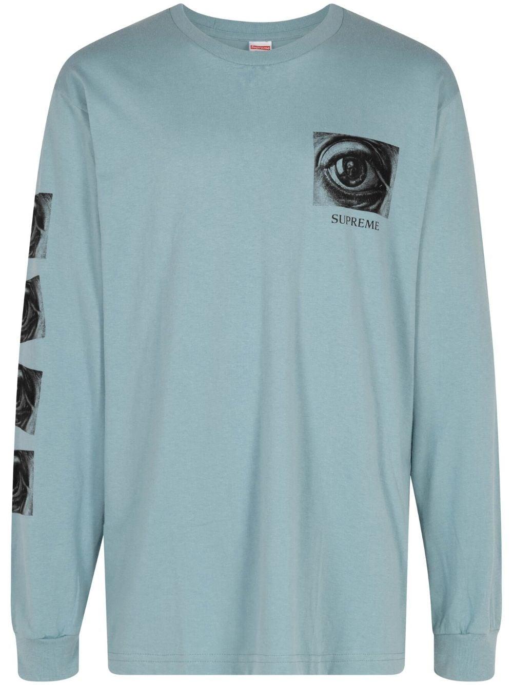 Supreme M.c. Escher Eye Cotton T shirt in Blue for Men Lyst Canada