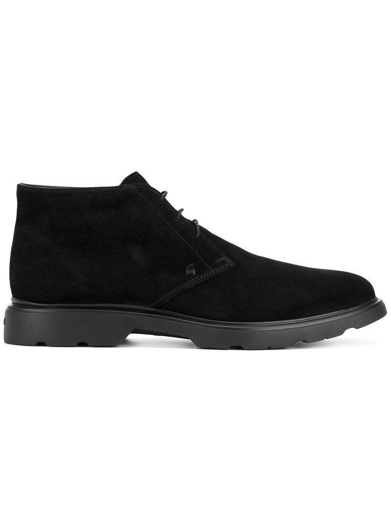 Hogan Suede Route - H304 in Black for Men | Lyst