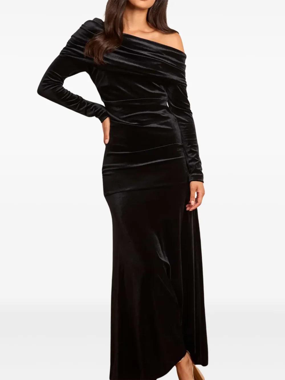 Designer Black Long Sleeve One Shoulder Dresses for Women - Up to 66% off |  Lyst - Page 2