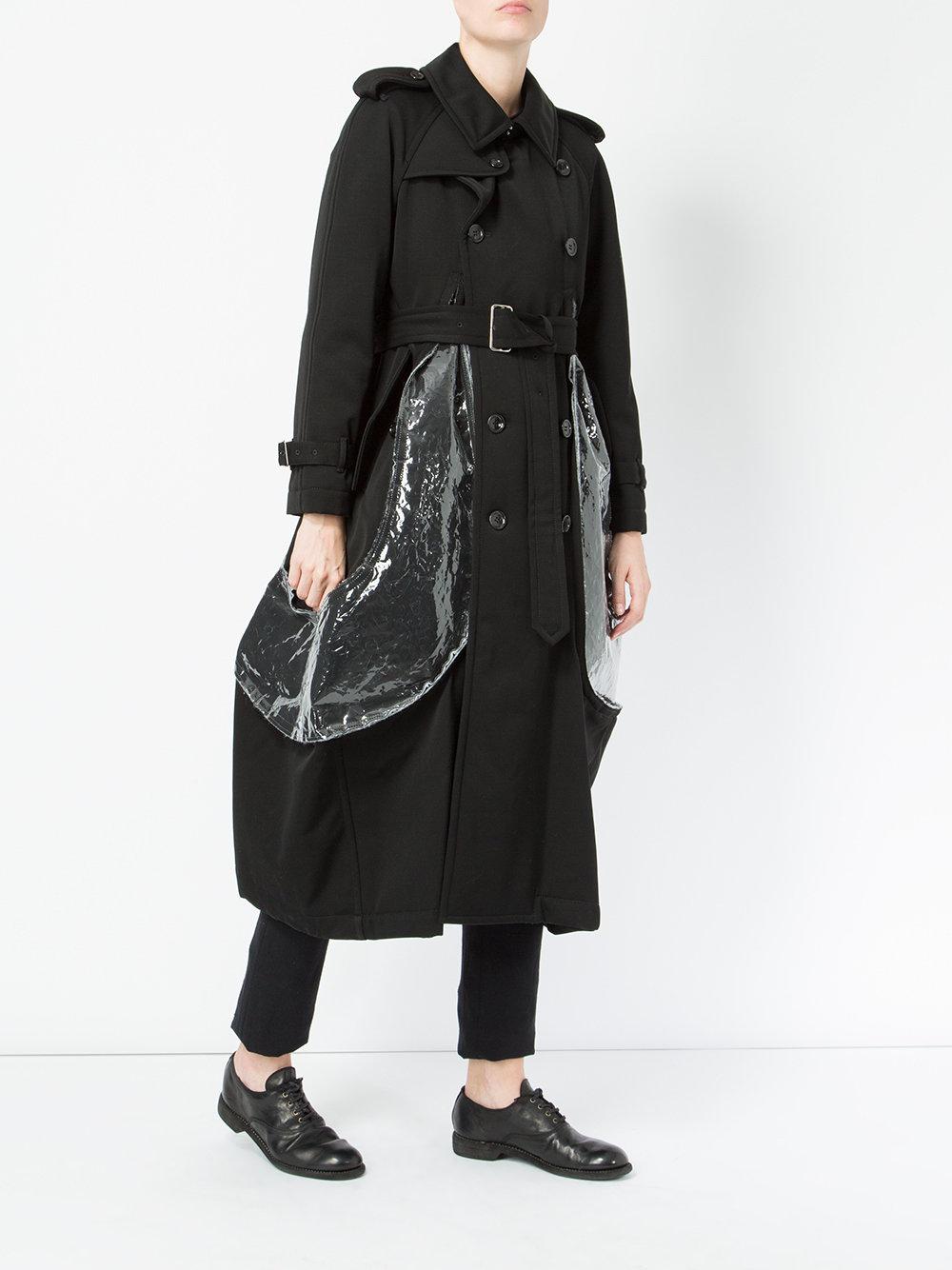 bubble trench coat