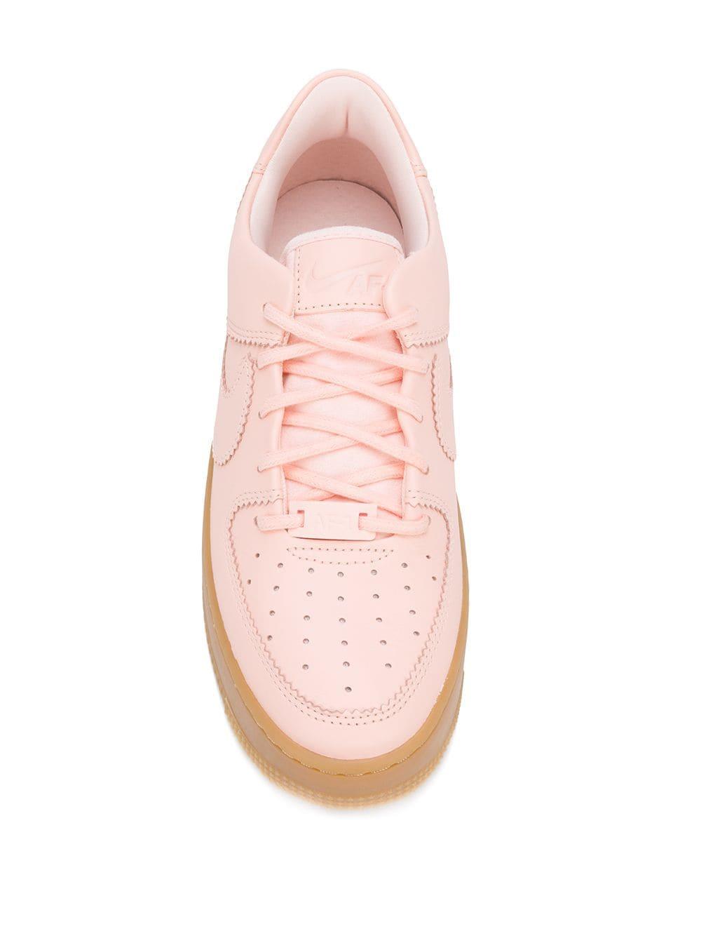 Zapatillas Air Force 1 Sage Low LX Nike de Cuero de color Rosa | Lyst
