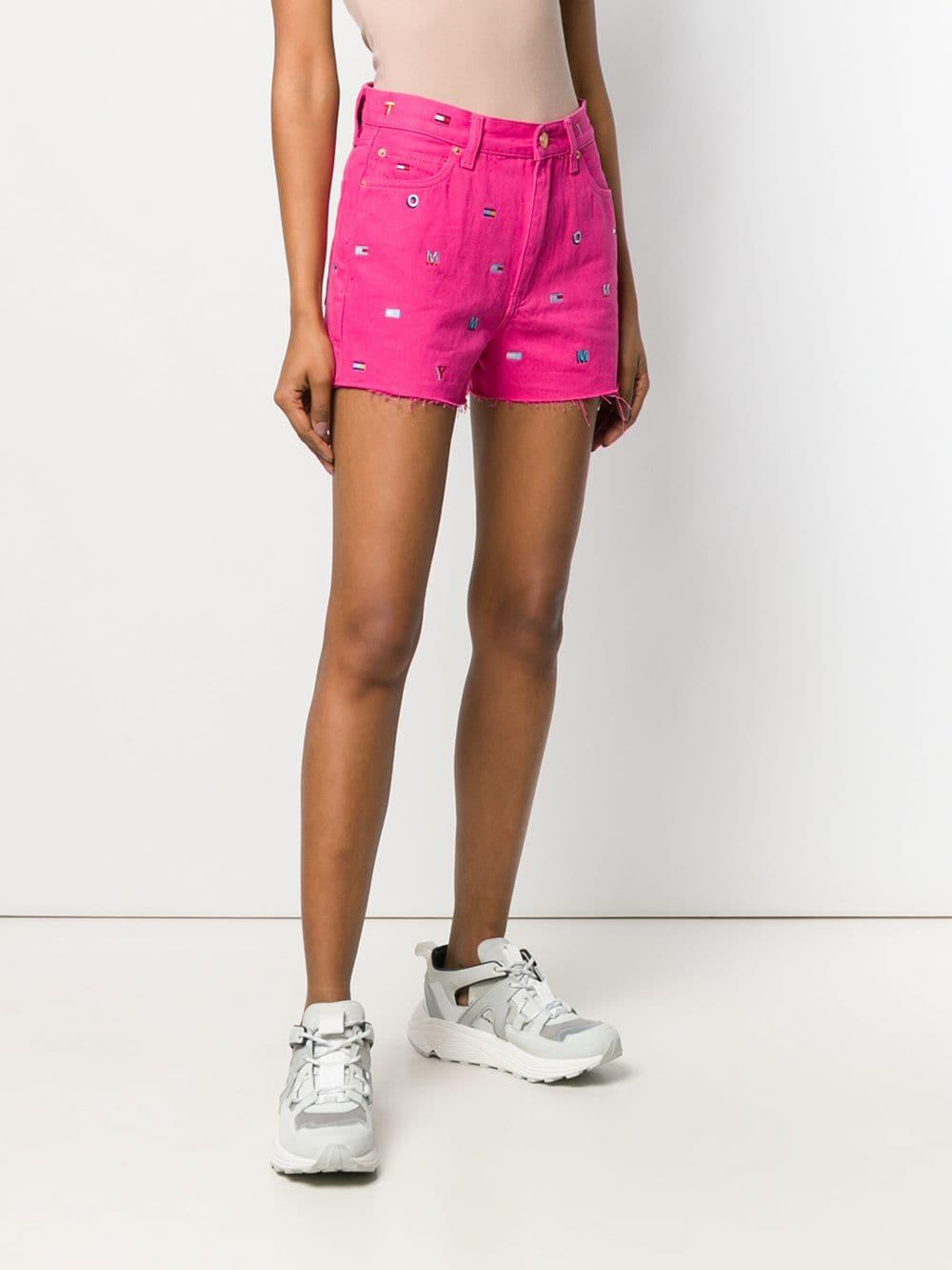 tommy hilfiger pink shorts