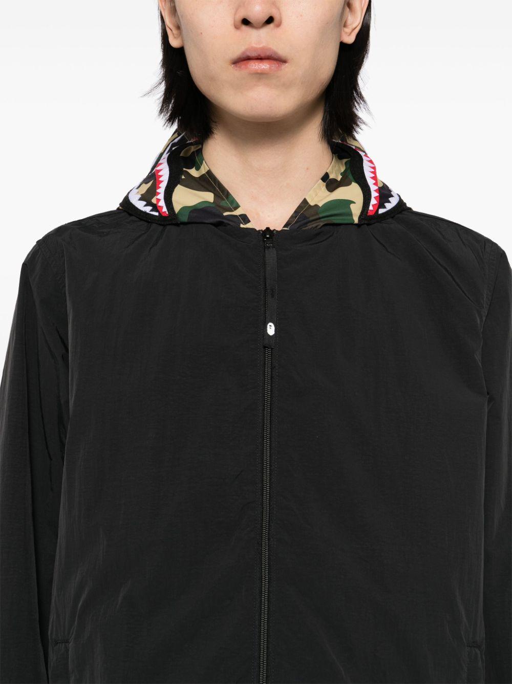 A Bathing Ape 1St Camo Shark Hoodie Jacket in Black for Men Lyst UK