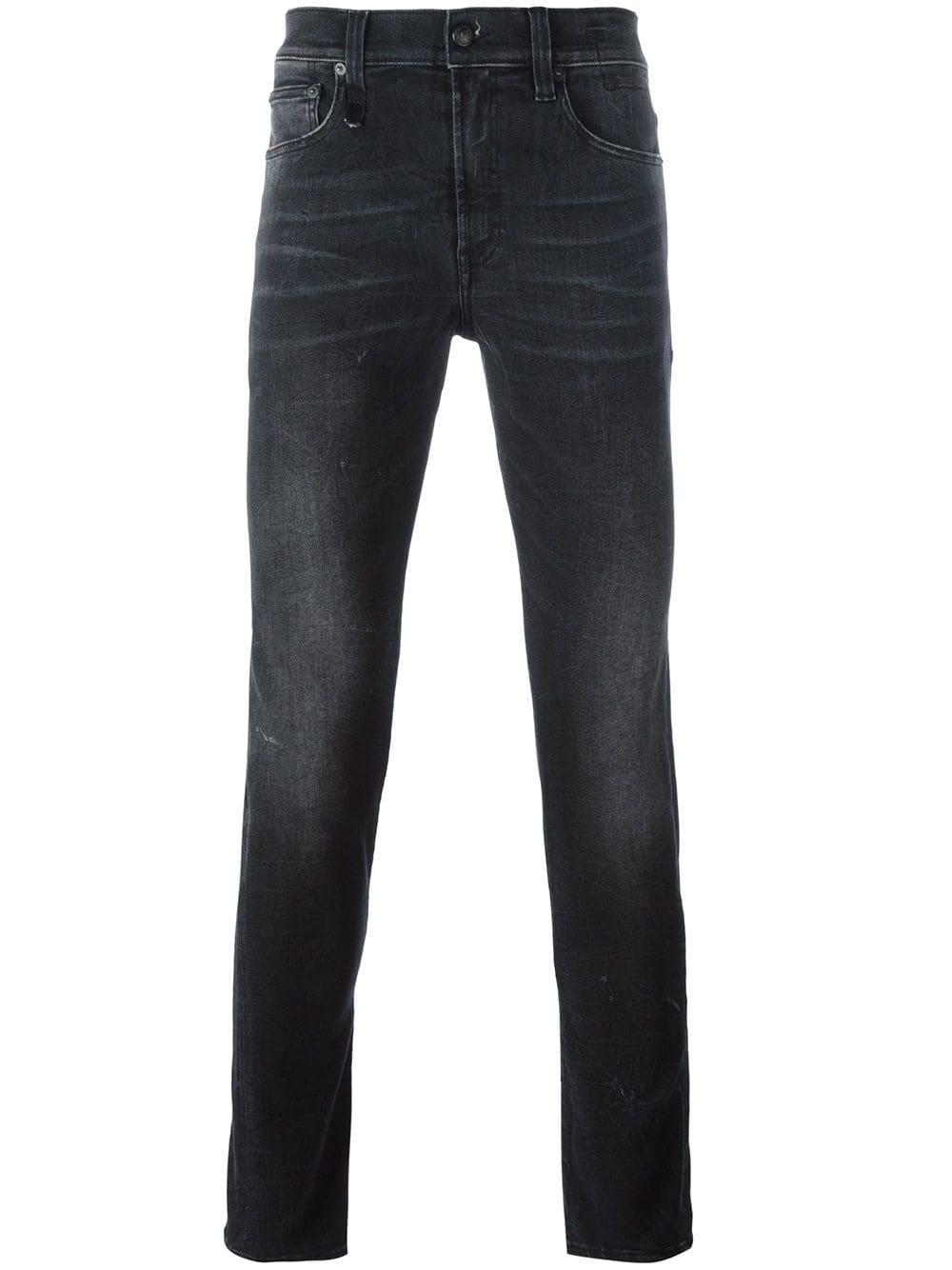 R13 Denim 'skate' Skinny Jeans in Black for Men - Save 73% - Lyst
