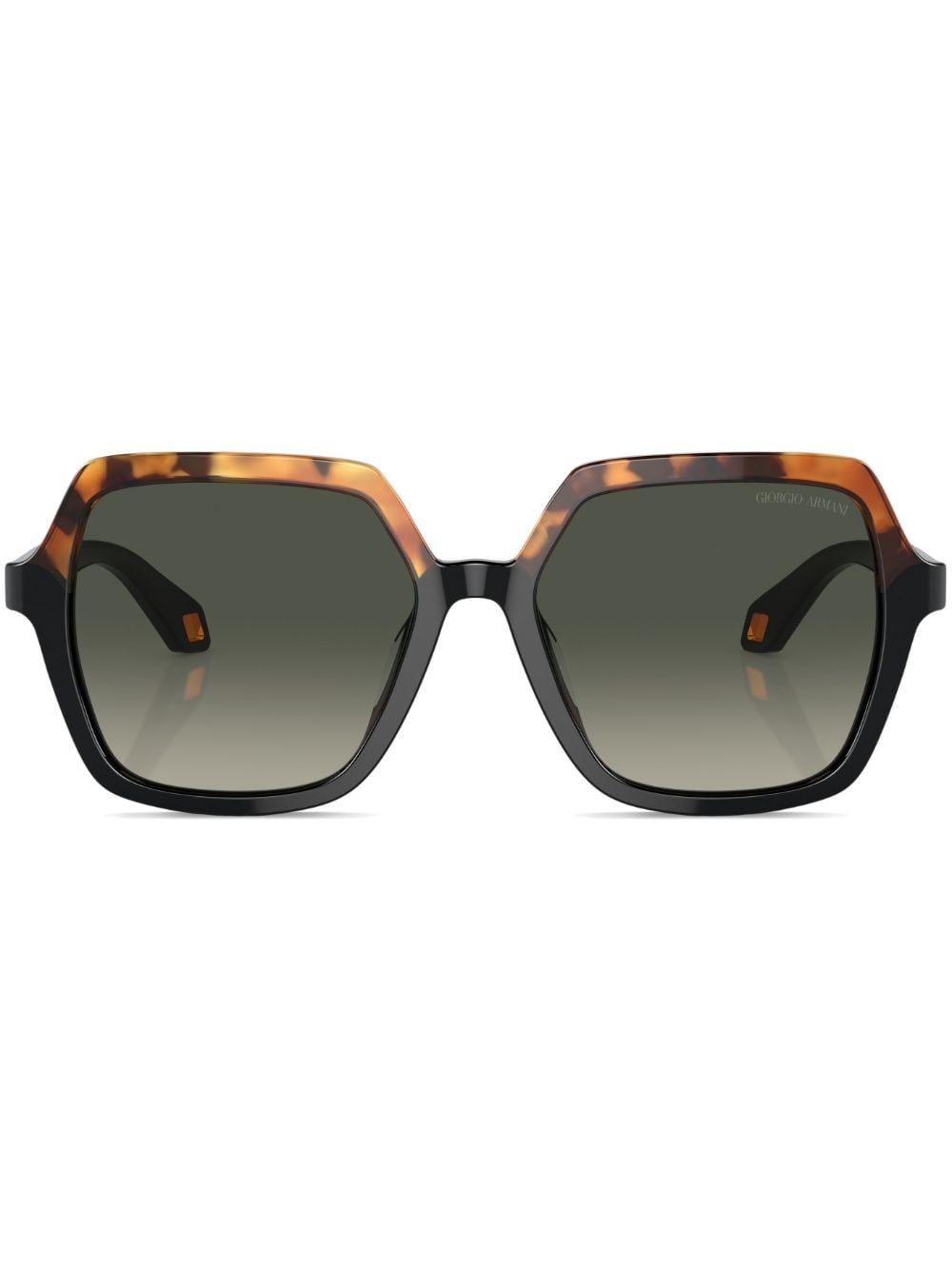 Giorgio Armani Tortoiseshell round-frame Glasses - Farfetch