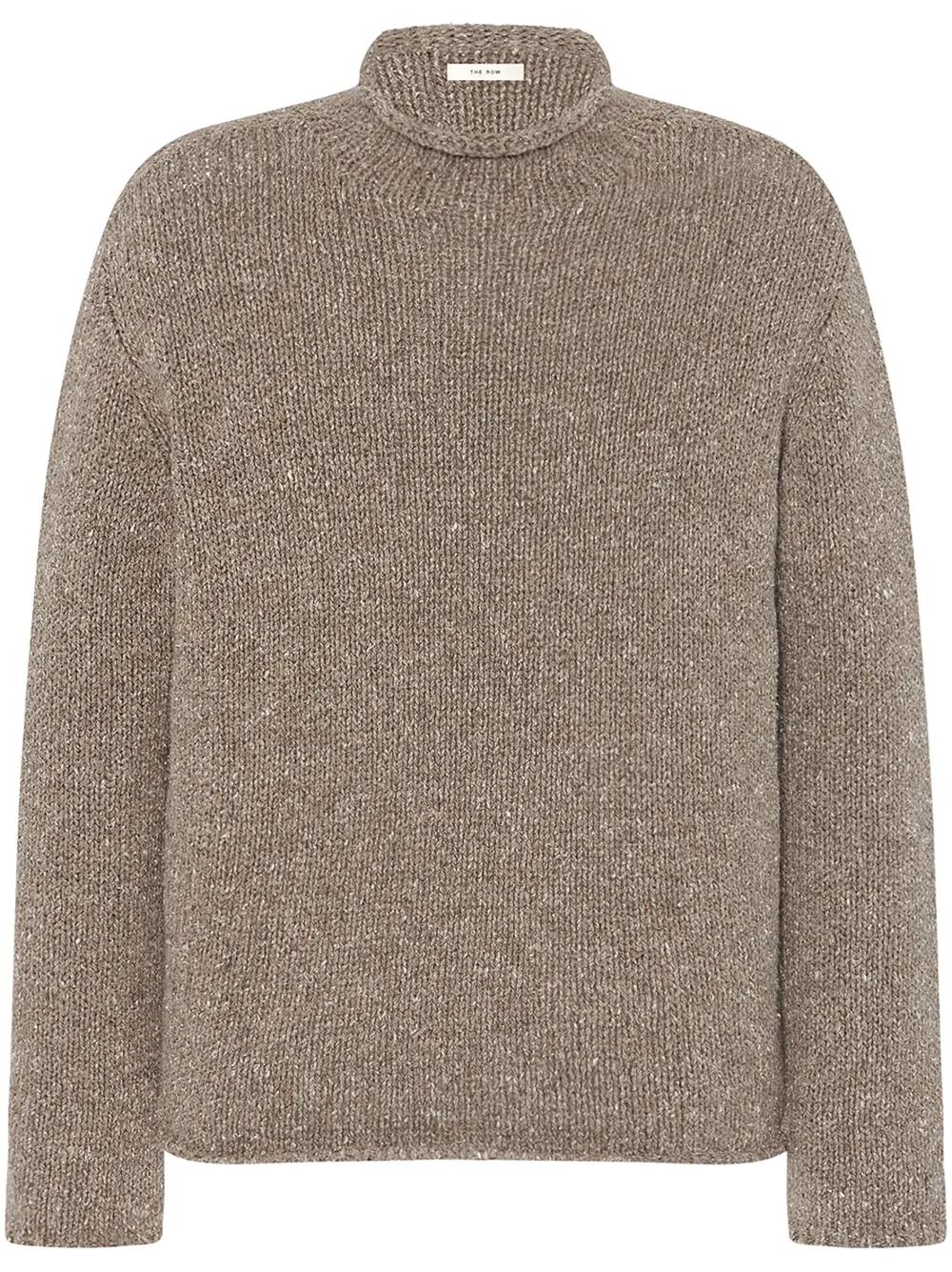 スウェット・トレーナー [The Row] Ryoko Sweater in Cotton Ryoko Sweater Beige in Cotton – The Row