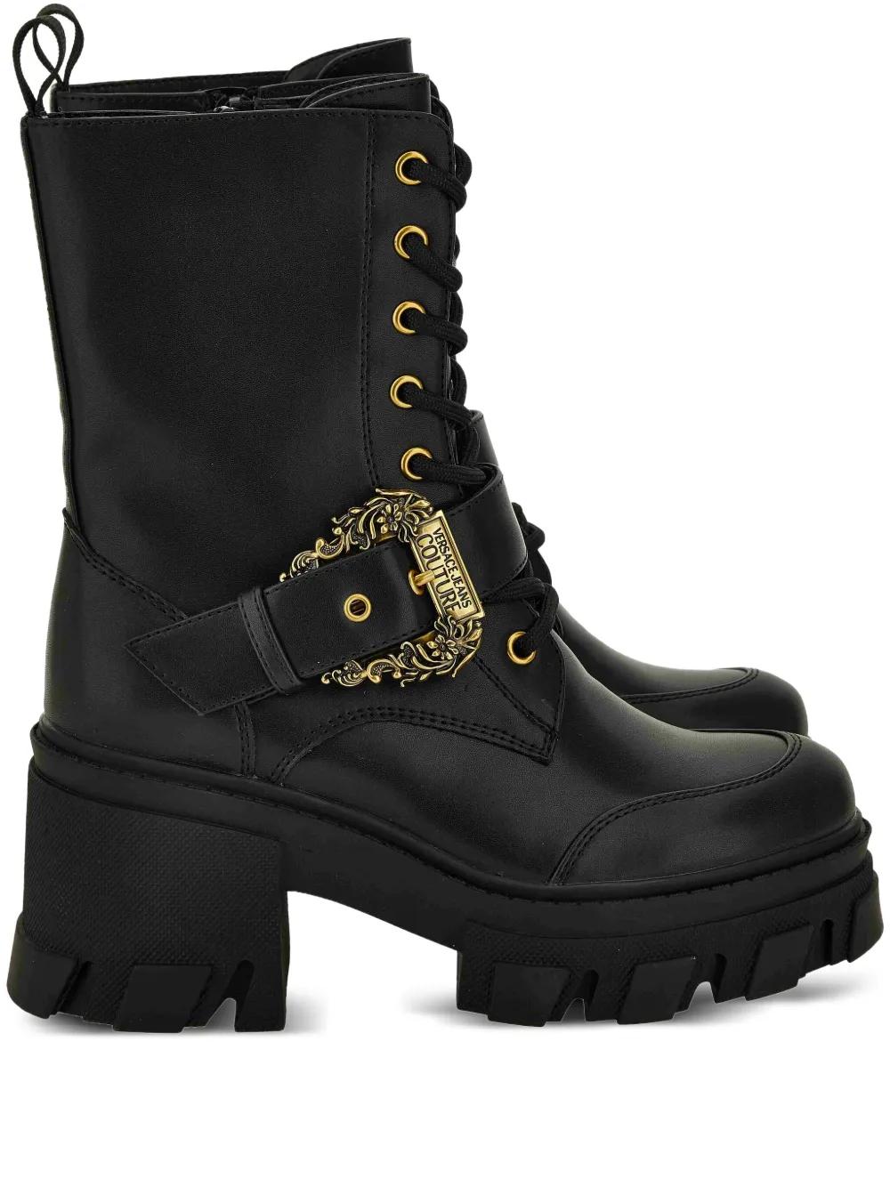 【VERSACE JEANS】COUTURE ショートブーツ(送料込み) VERSACE JEANS COUTURE◇ショートブーツ