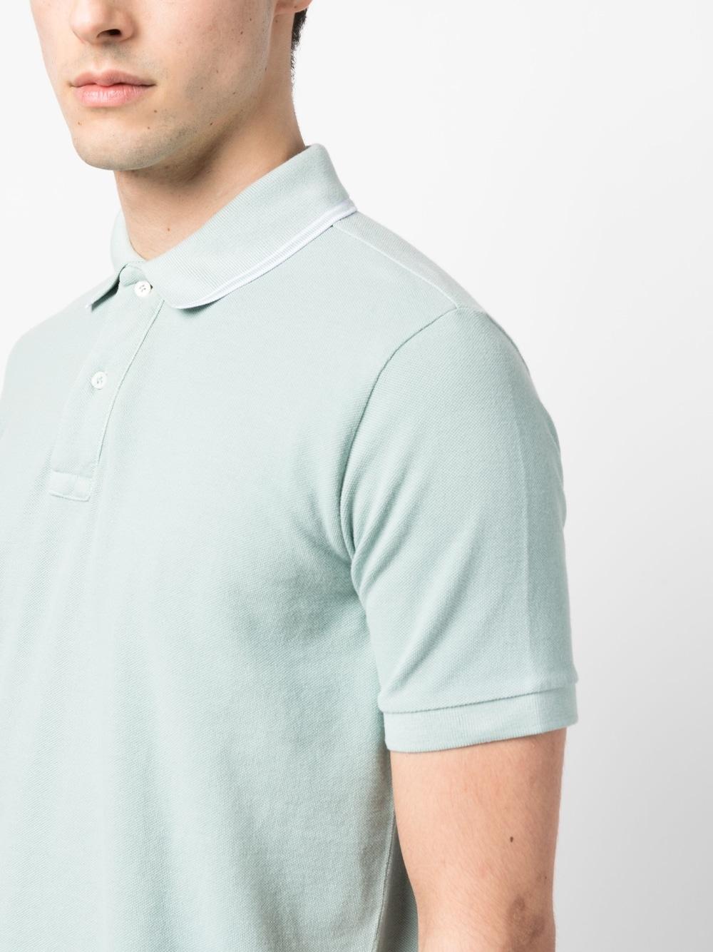 Aspesi Short-sleeve Cotton Polo Shirt in White for Men | Lyst