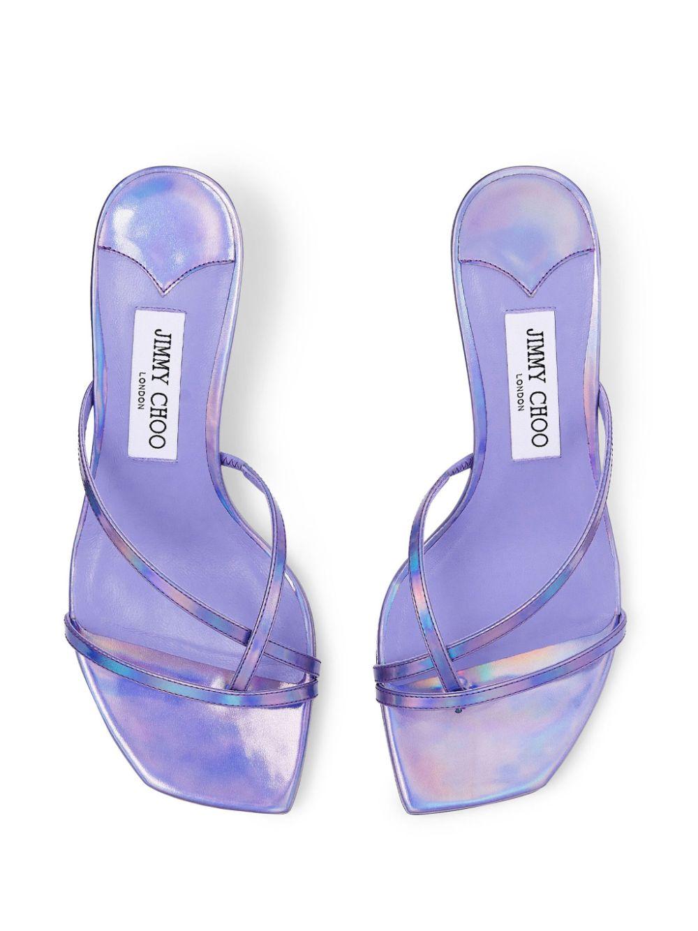 JIMMY CHOO ミュール 紫