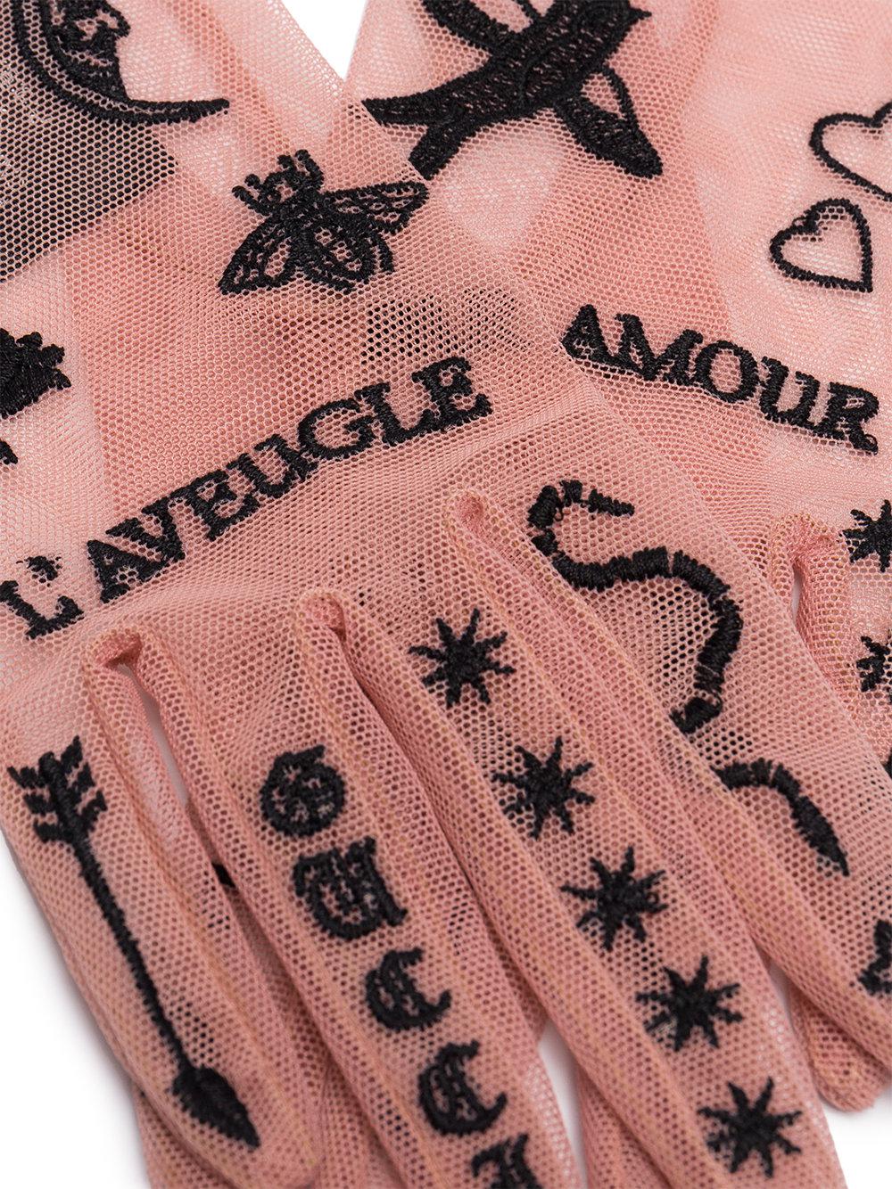 sheer gucci gloves