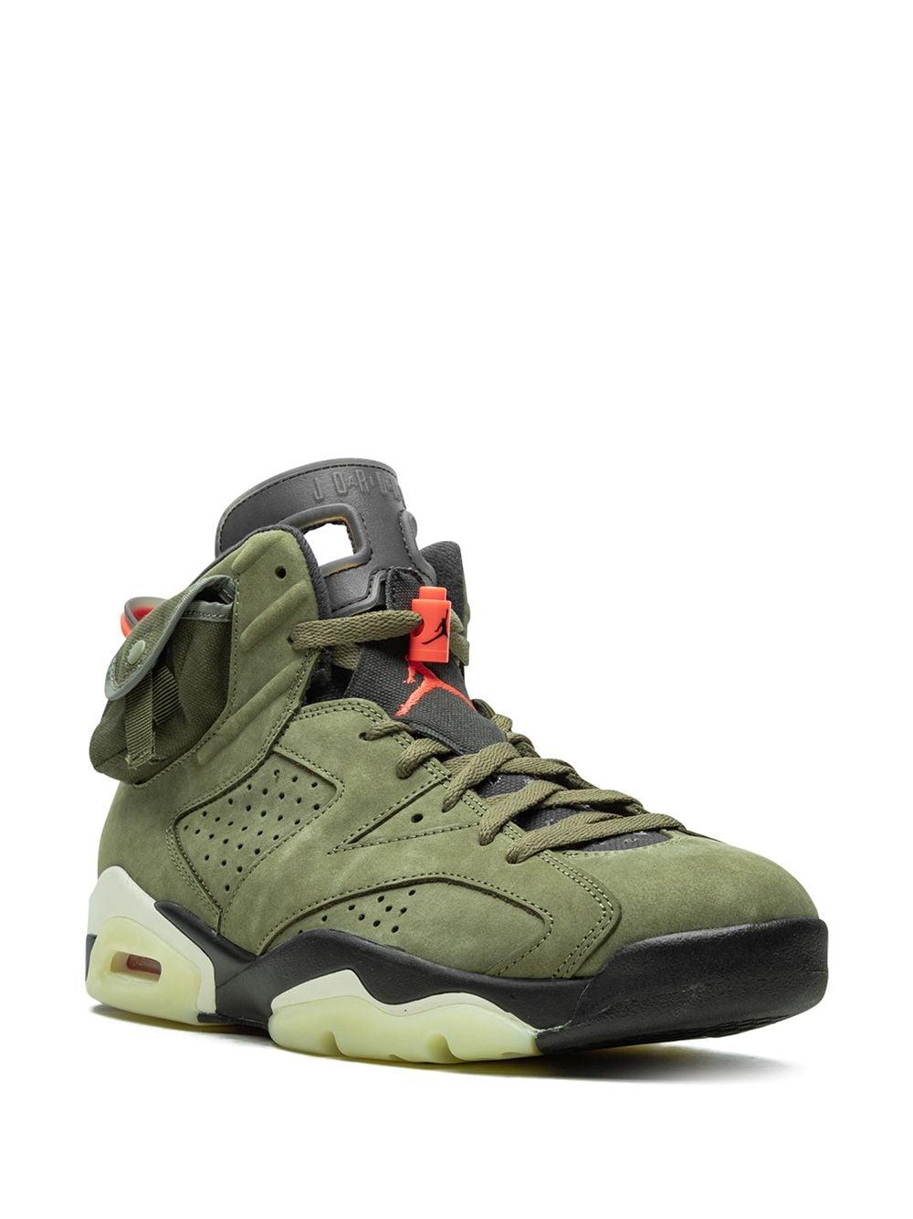 travis scott 6s olive green