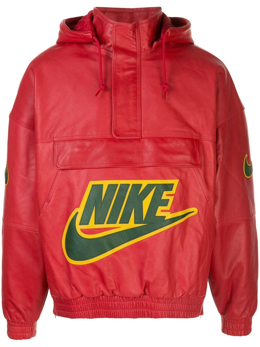Cielo barrer Un evento Anorak Nike Supreme de hombre de color Rojo | Lyst